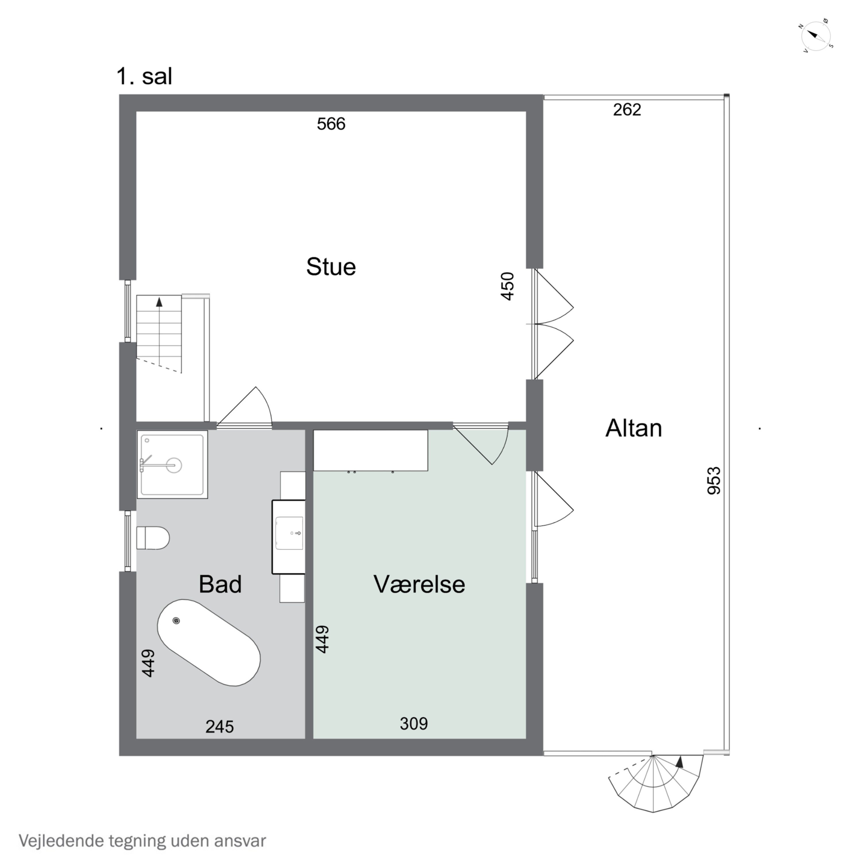Plantegninger billede af Musvitvej 6, Kollund, 6340 Kruså
