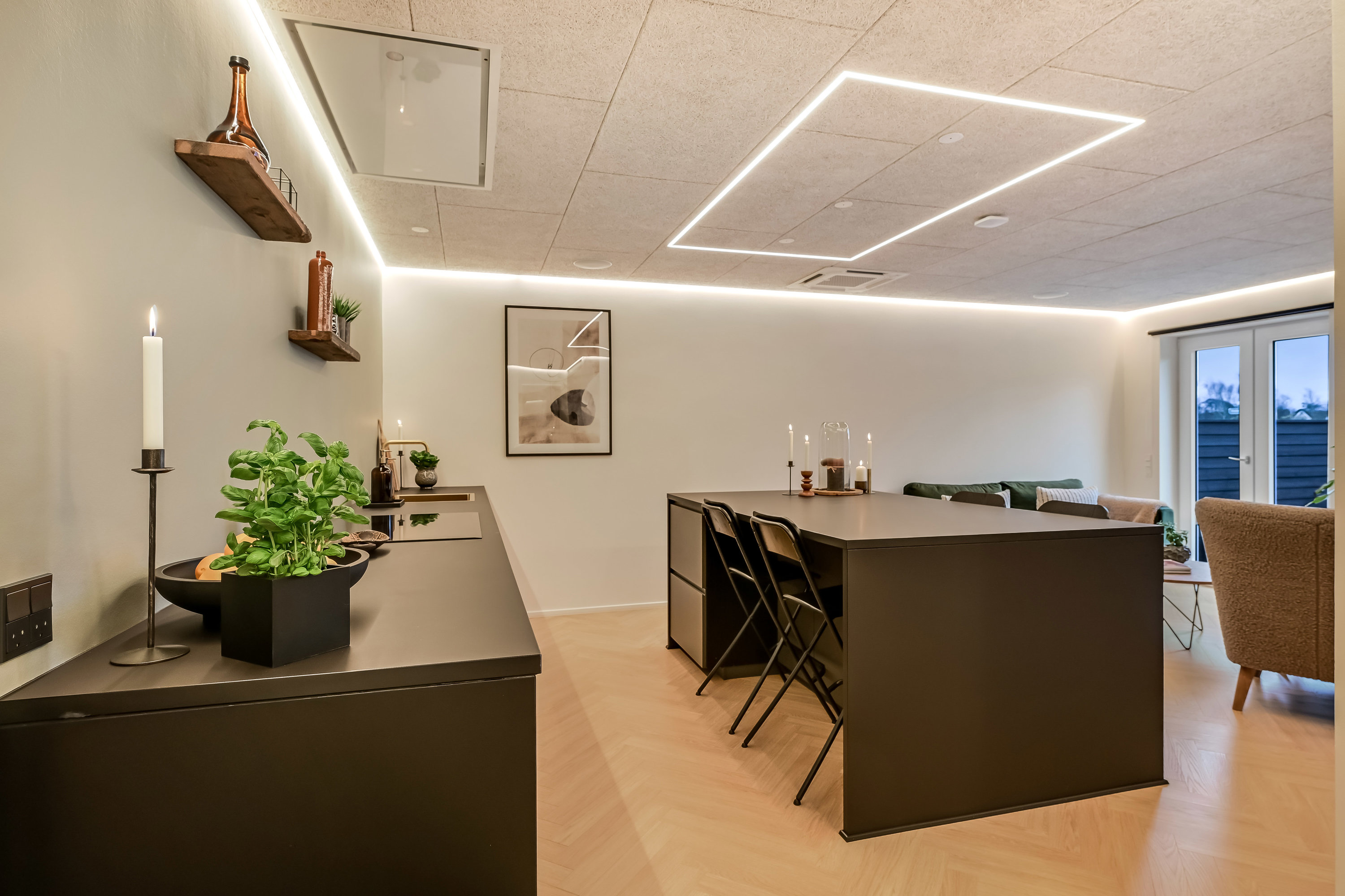 Fritidshus: Køkken på Vesterhavsparken 30, 6857 Blåvand