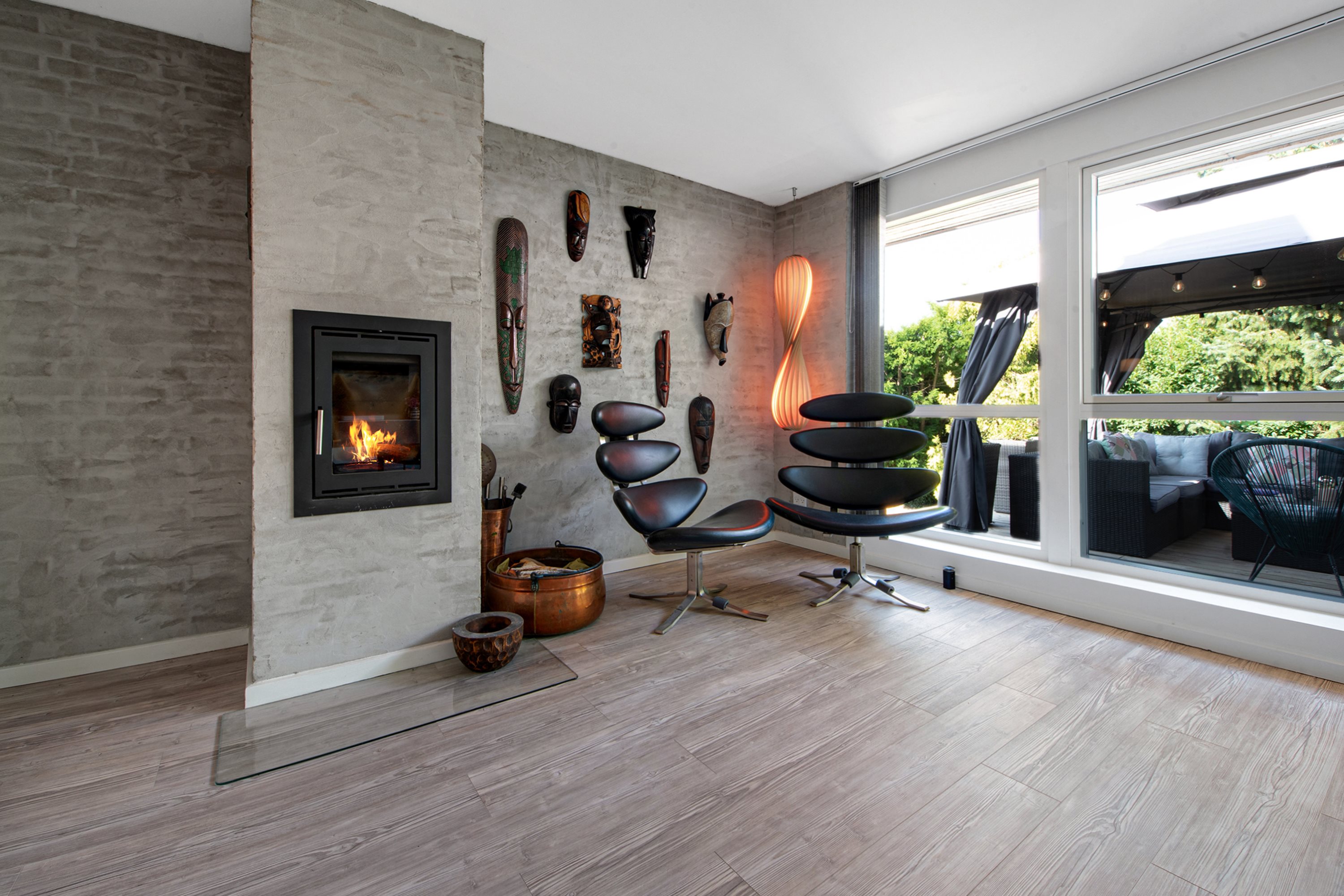 Fremhævet stue billede i fuldskærmstilstand. Billede af Viggo Barfoeds Alle 50, 2750 Ballerup