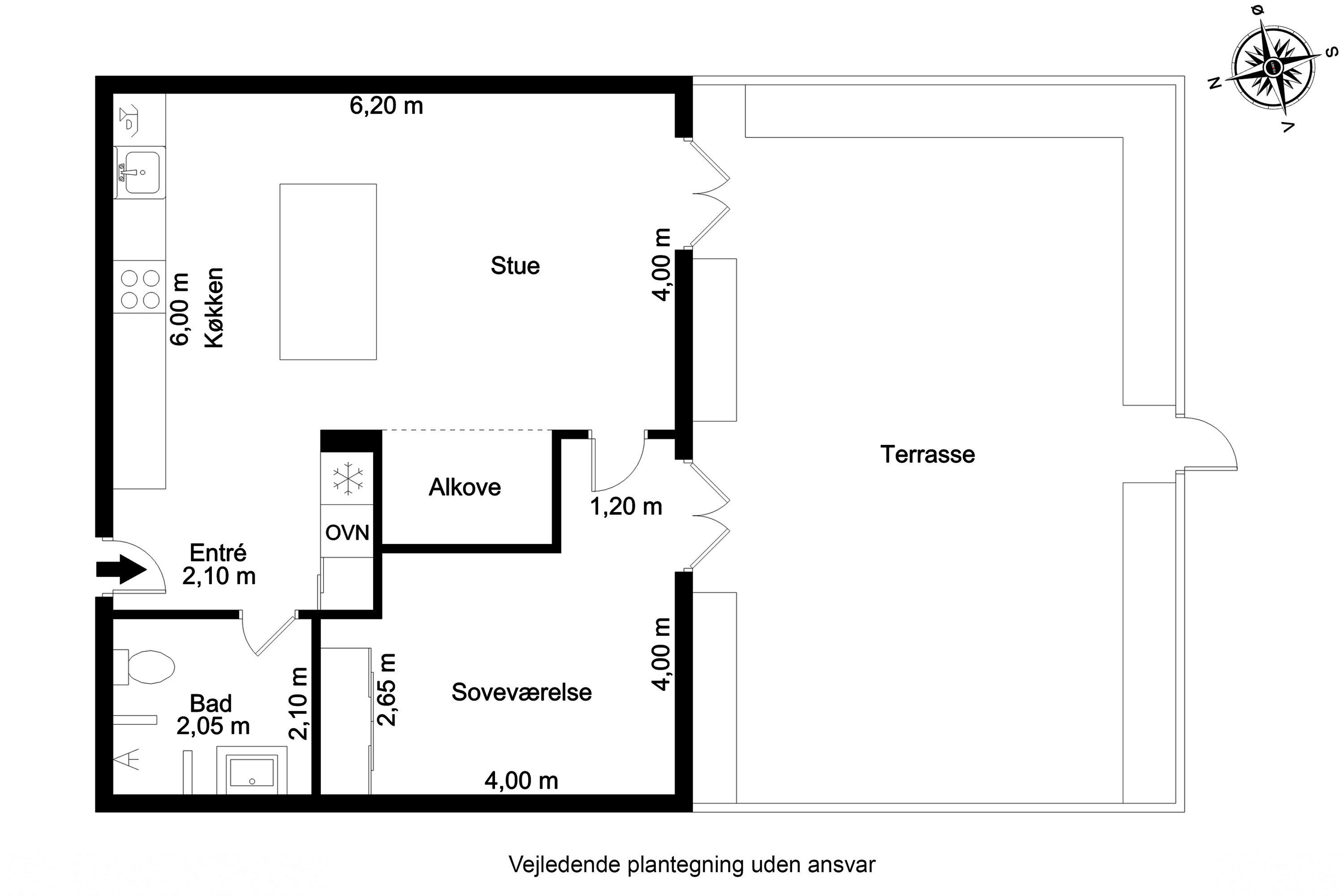 Plantegninger billede af Vesterhavsparken 30, 6857 Blåvand