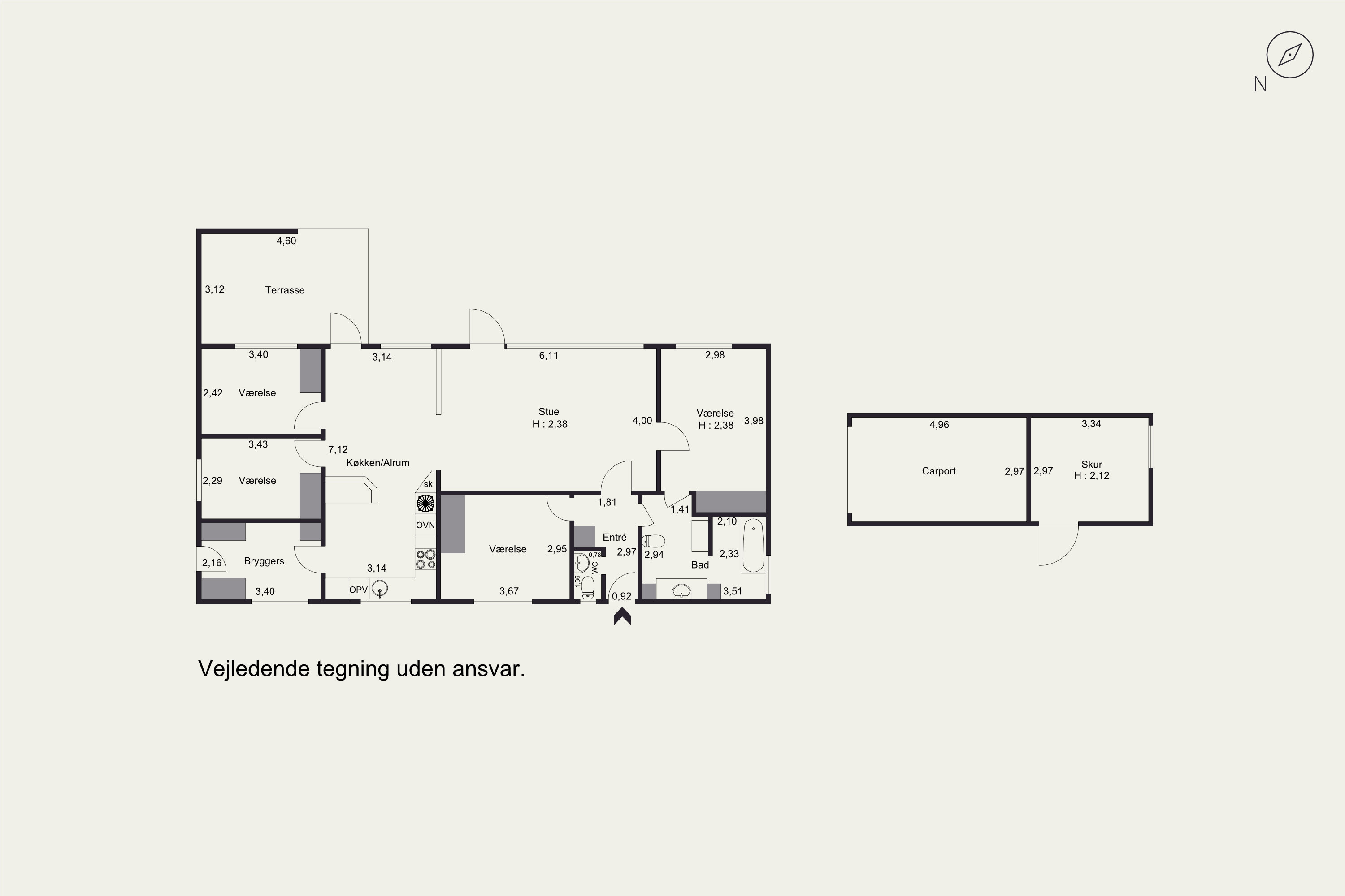 Plantegninger billede af Havremarken 4, 8362 Hørning