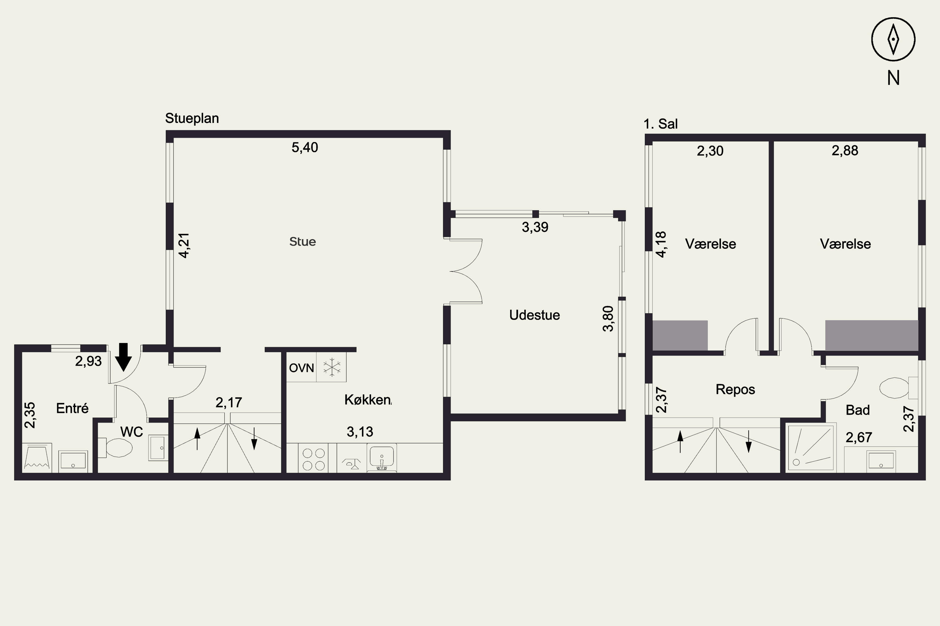 Plantegninger billede af Assensvej 93C, 5600 Faaborg