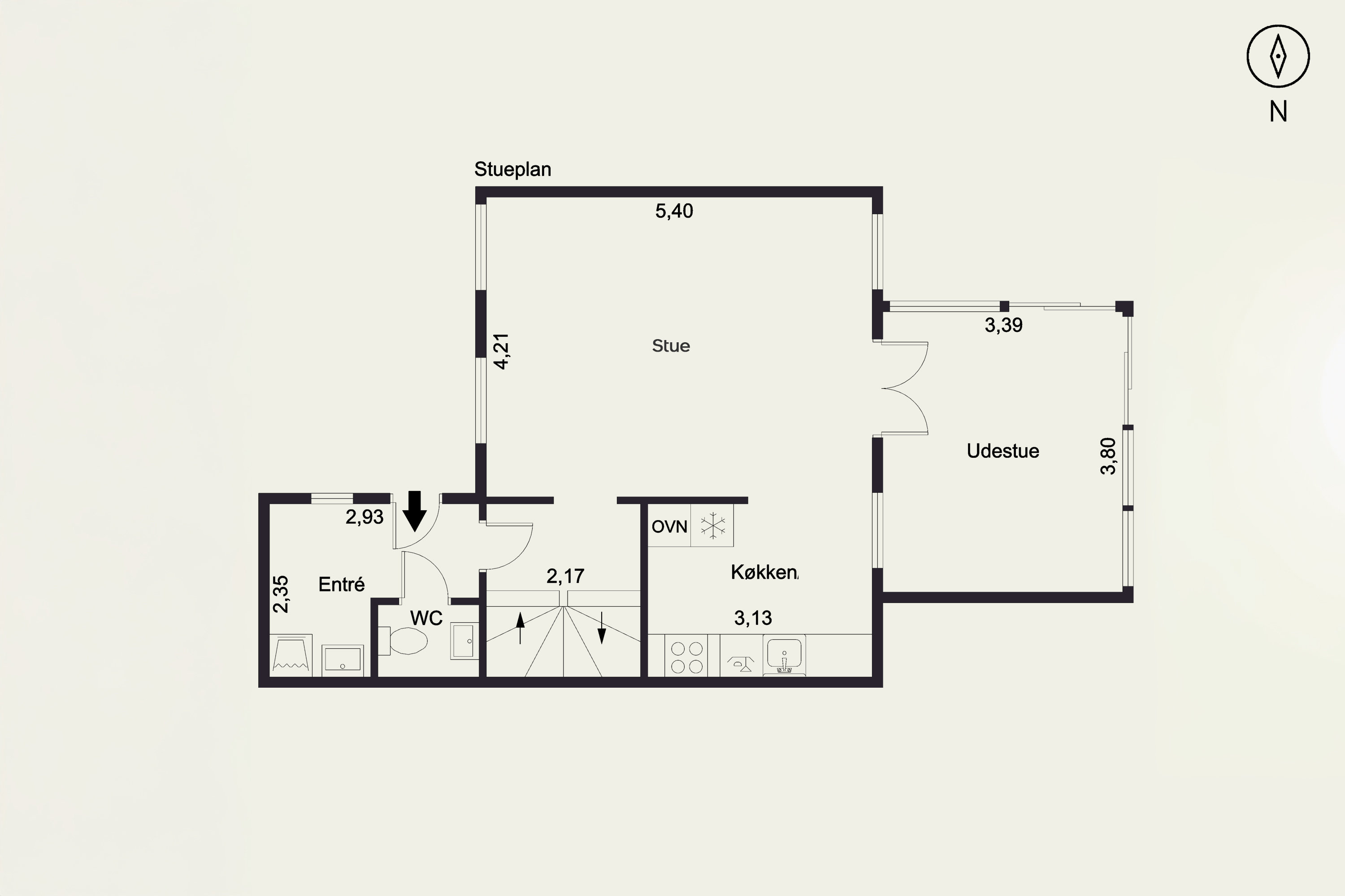 Plantegninger billede af Assensvej 93C, 5600 Faaborg
