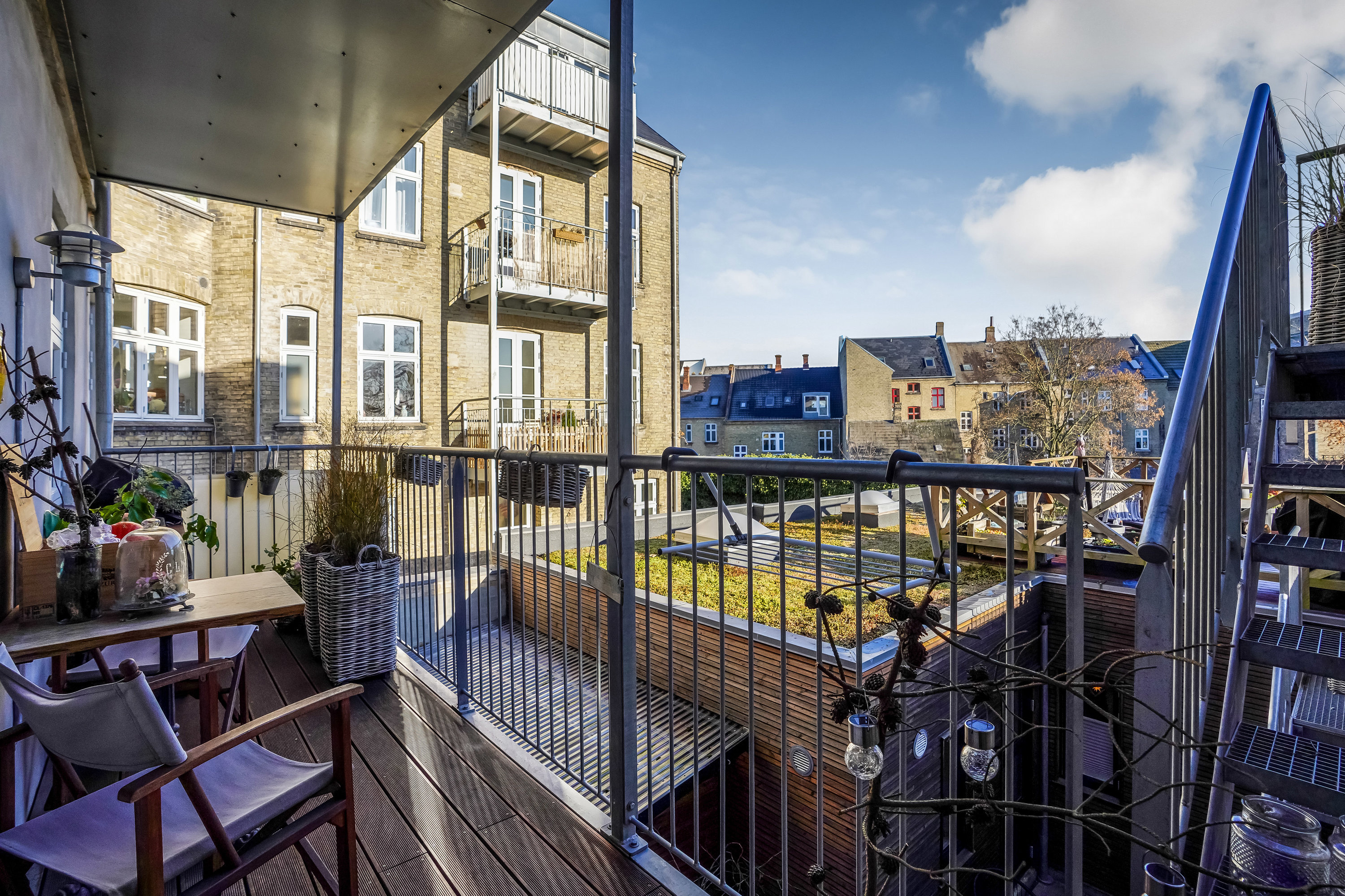 Fremhævet terrasse billede i fuldskærmstilstand. Billede af Søndergade 24B, 1., 5000 Odense C