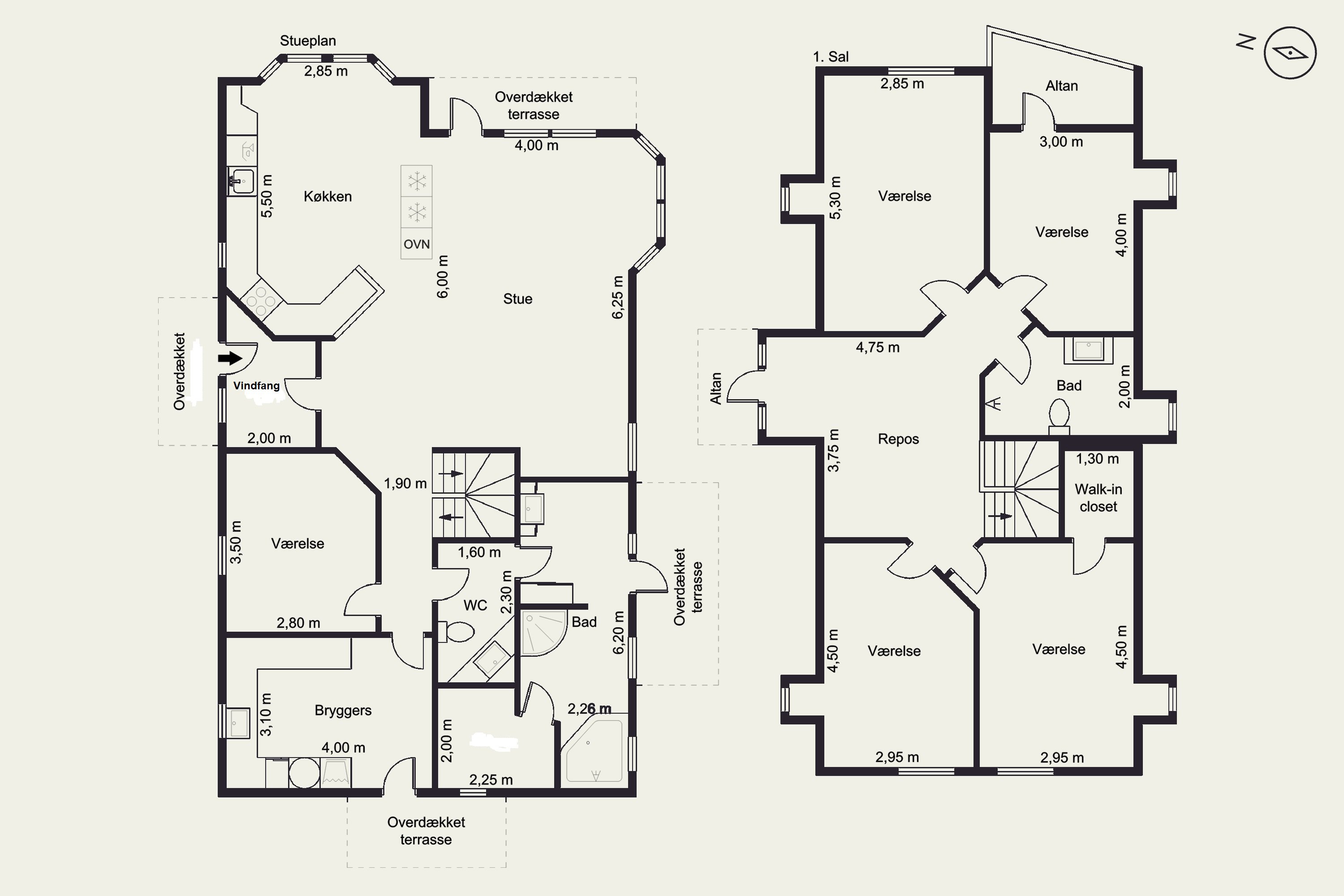 Plantegninger billede af Hans Buchs Vej 12, 9300 Sæby