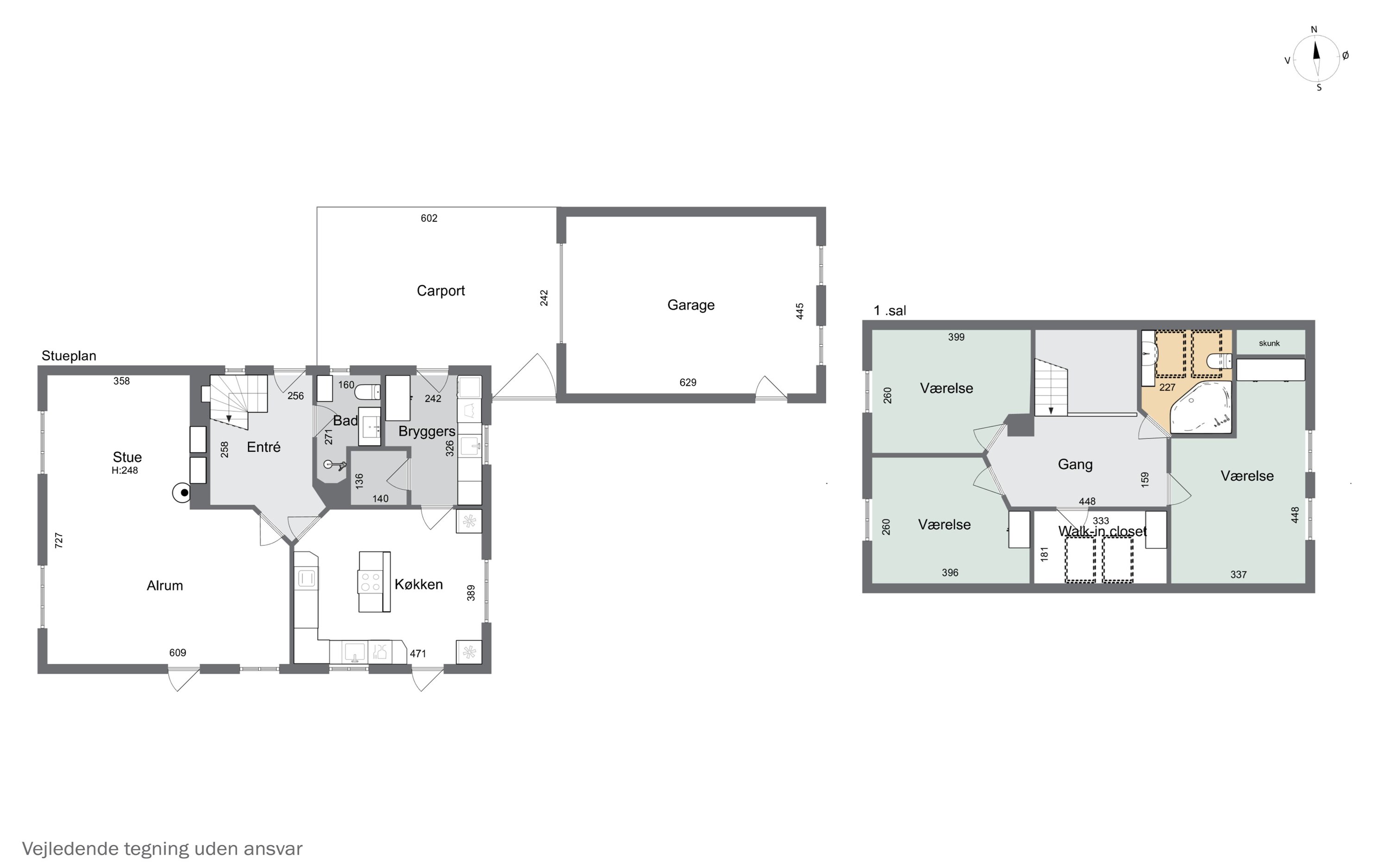 Plantegninger billede af Bispevej 8, 4500 Nykøbing Sj
