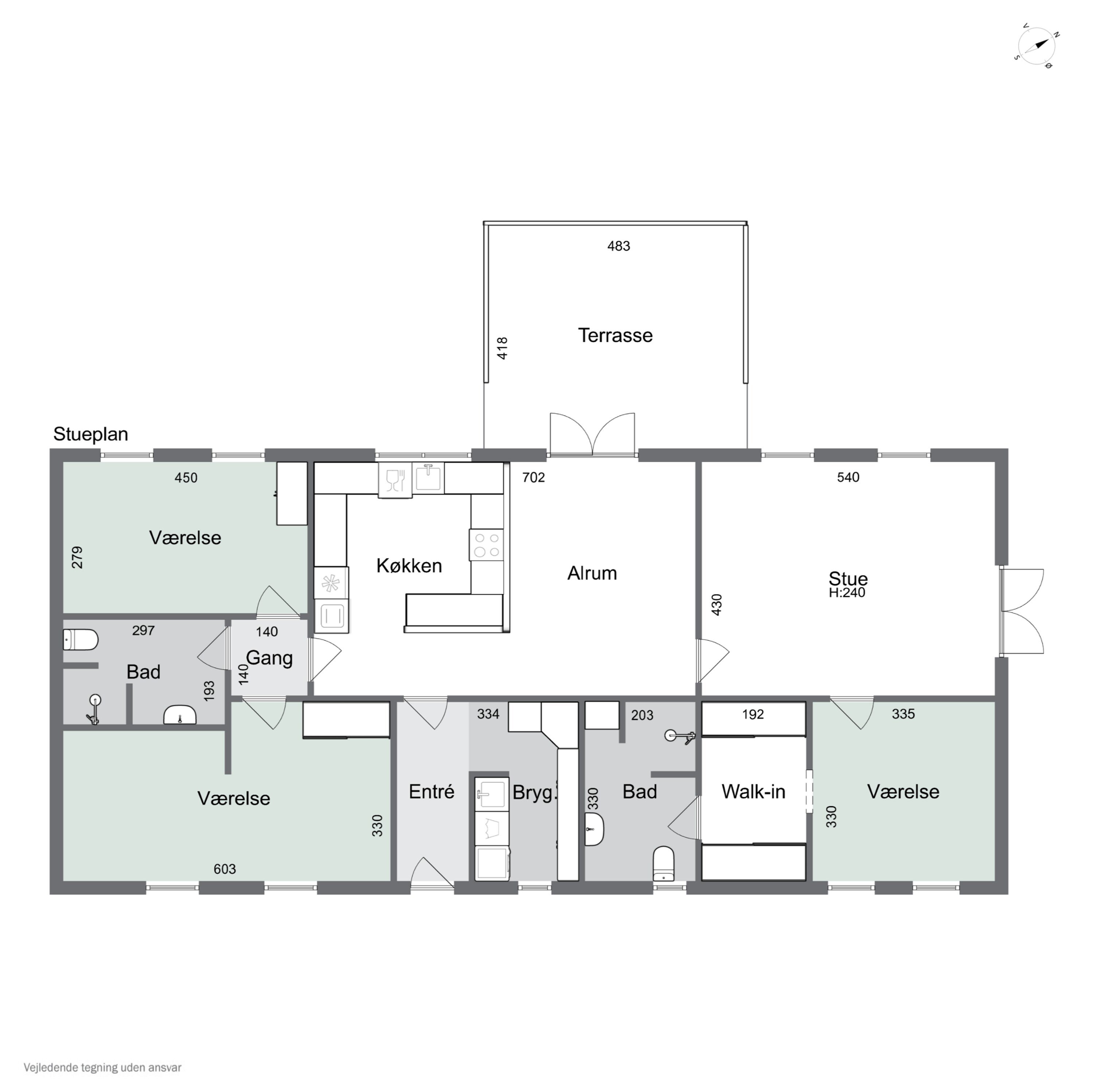 Plantegninger billede af Rørmosevej 40, 4400 Kalundborg