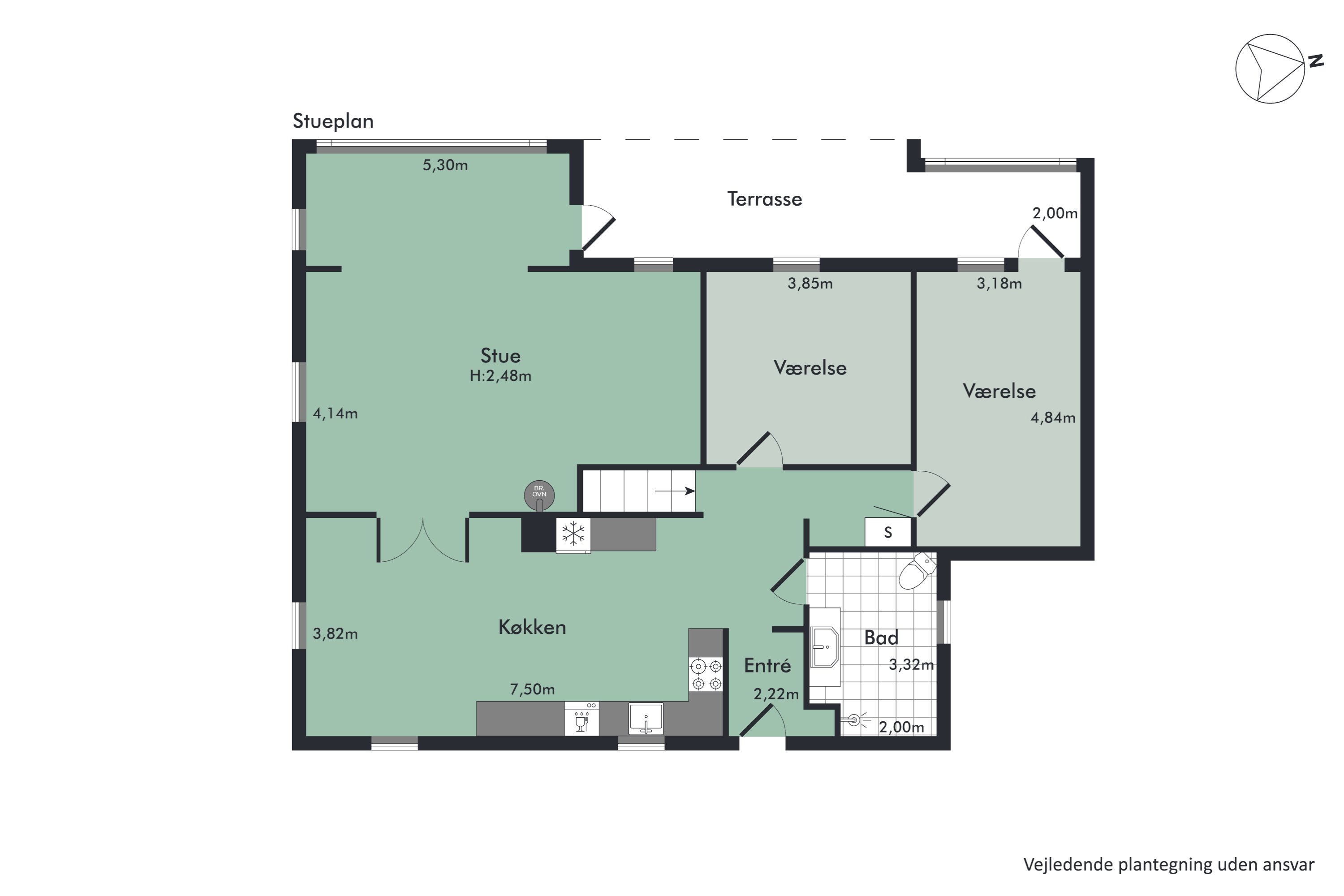 Plantegninger billede af Hodalsvej 23, 9500 Hobro