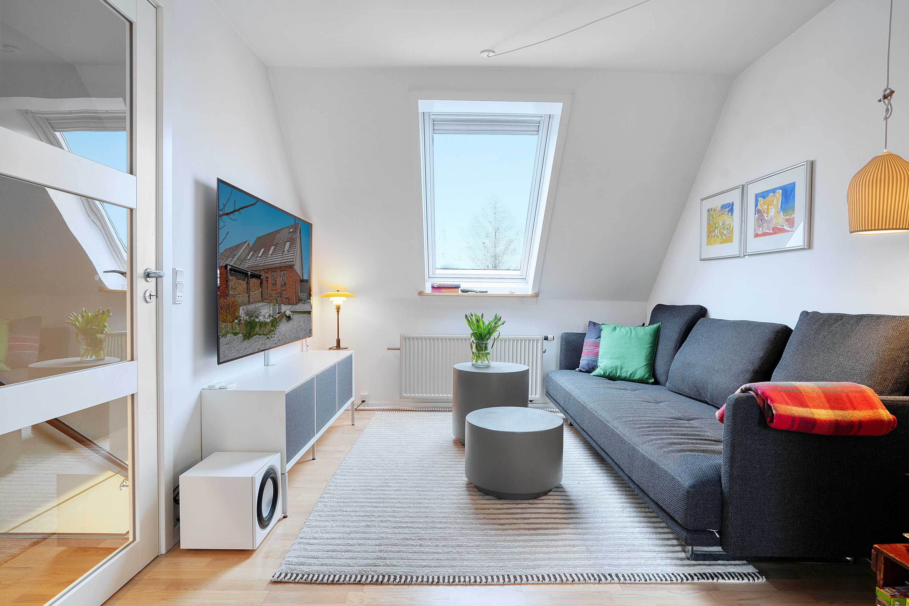 Fremhævet stue billede i fuldskærmstilstand. Billede af Børnehave Alle 12, 4622 Havdrup