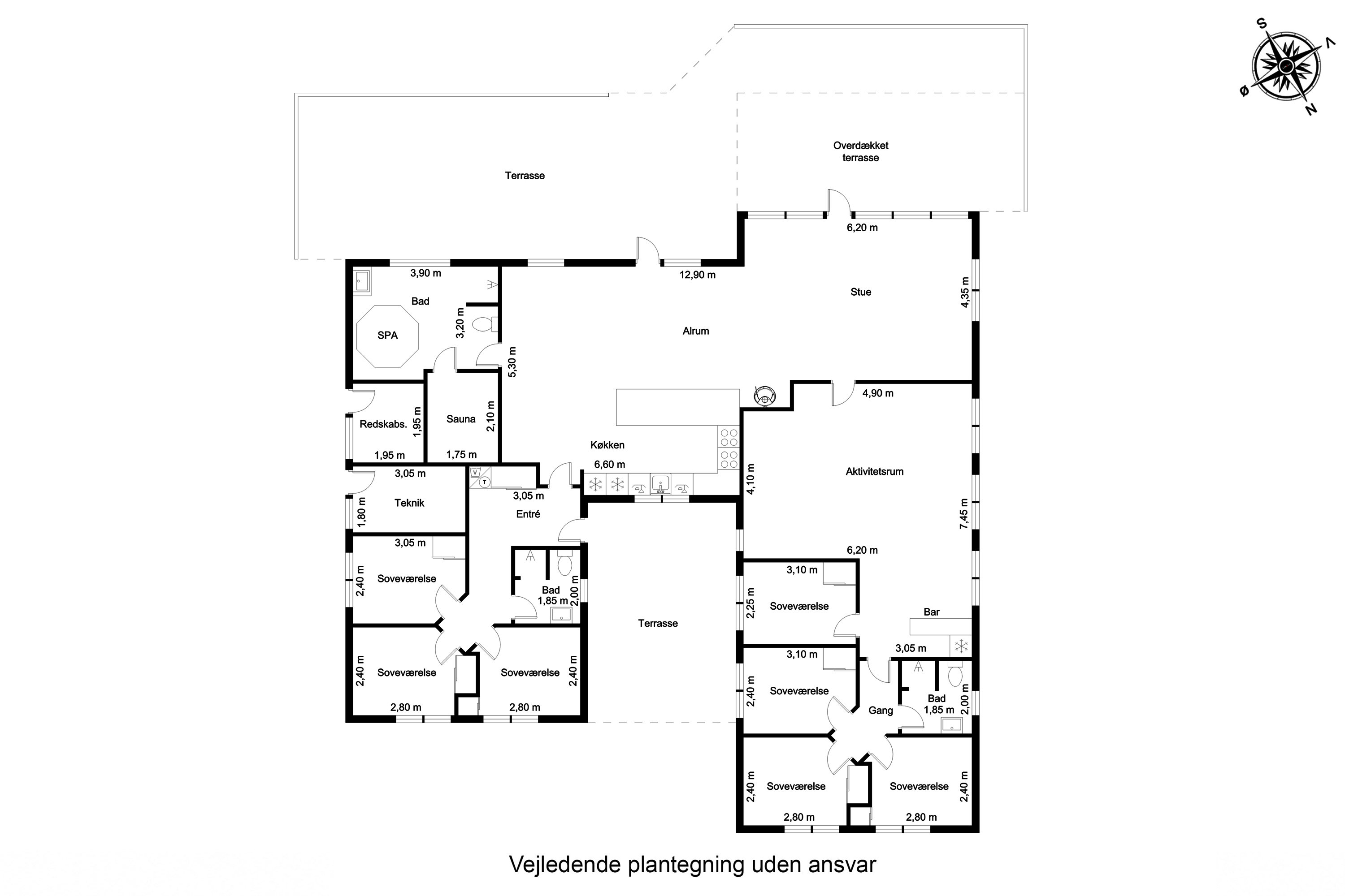 Plantegninger billede af Bjergbovej 32, 6857 Blåvand