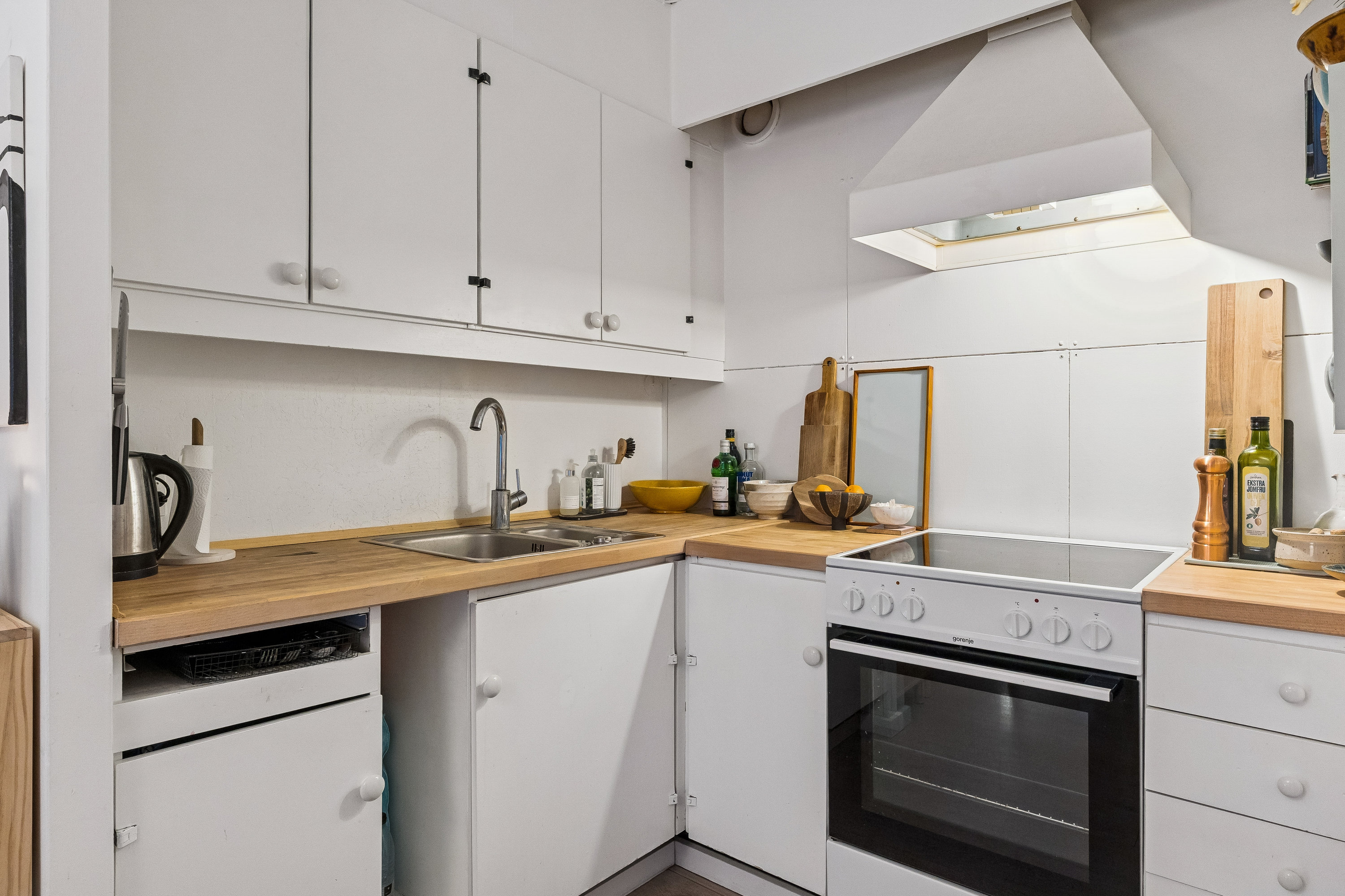 Fremhævet køkken billede i fuldskærmstilstand. Billede af Drejøgade 26F, 1. 102., 2100 København Ø