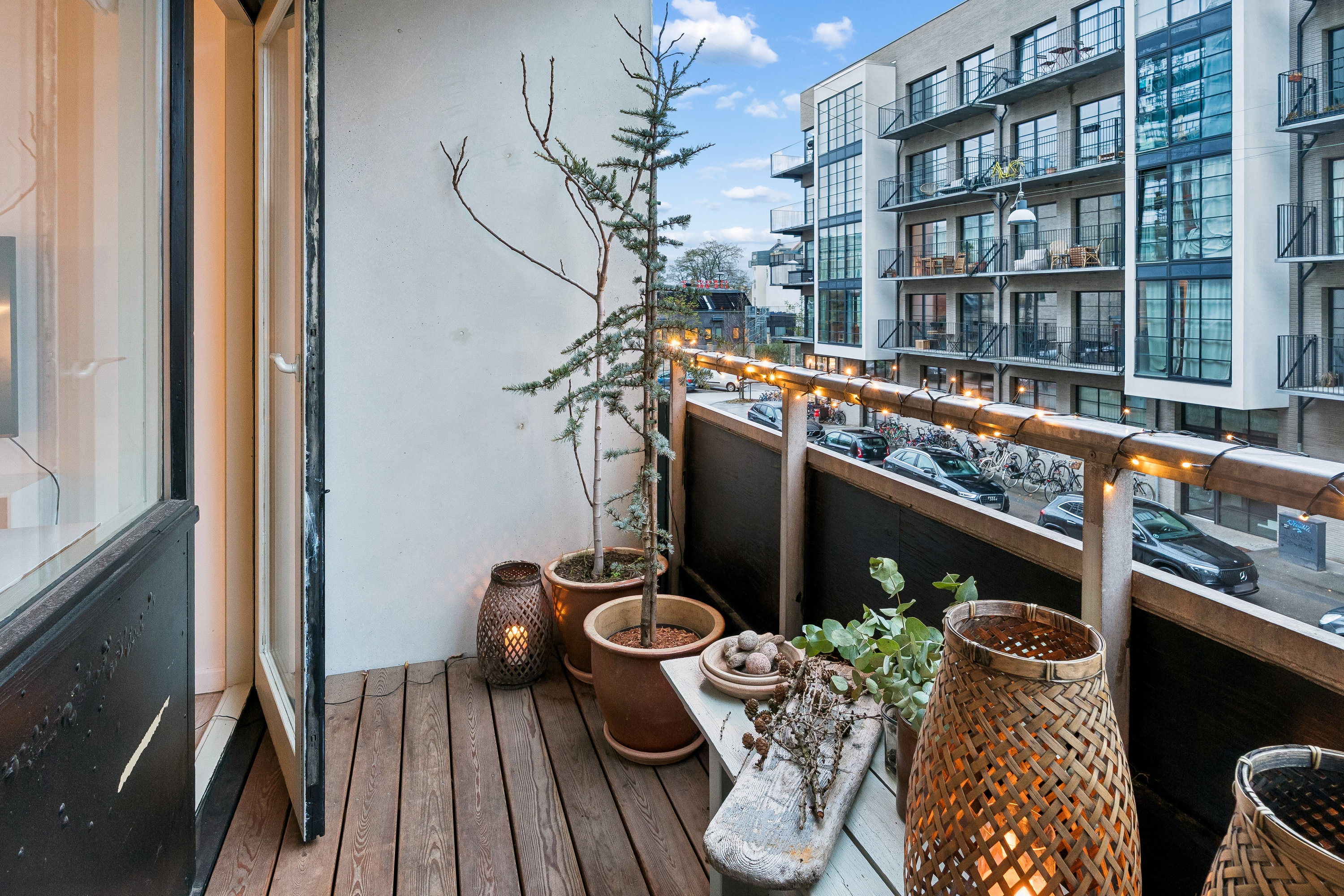 Miniaturebillede 1: altan. Billede af Drejøgade 26F, 1. 102., 2100 København Ø