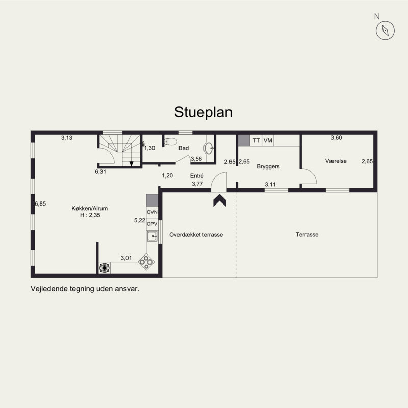 Plantegninger billede af Søndergade 61, 6600 Vejen