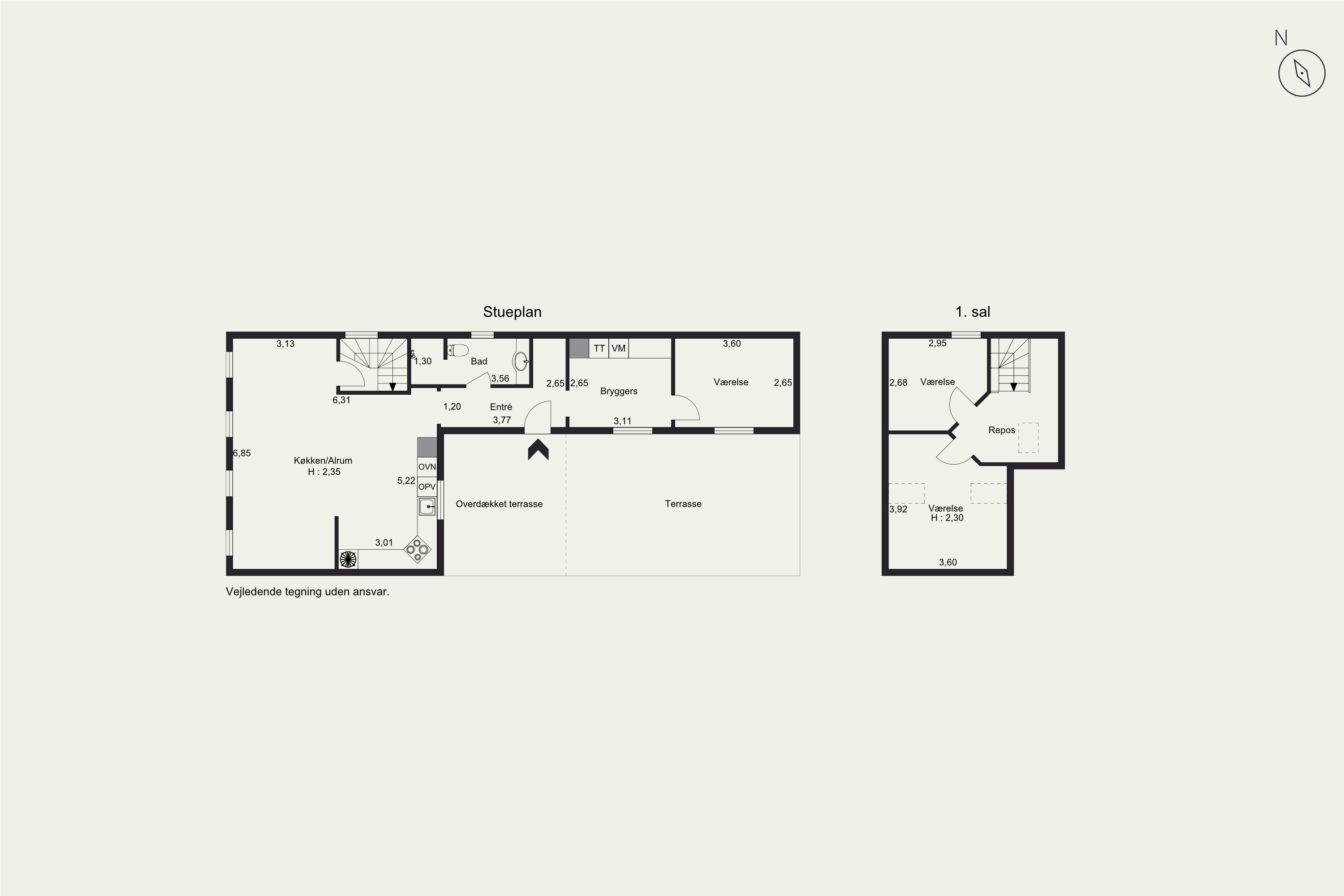 Plantegninger billede af Søndergade 61, 6600 Vejen