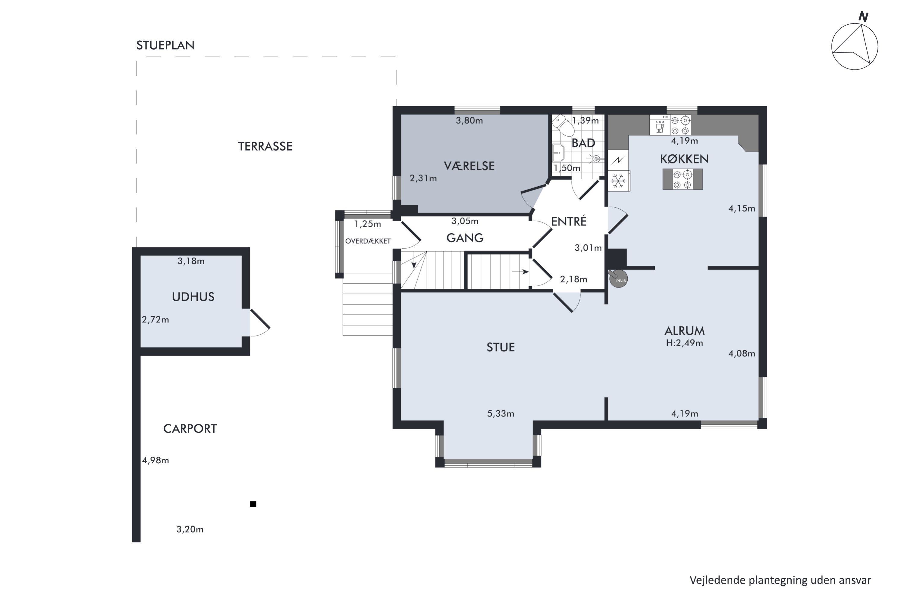 Plantegninger billede af Solsikkevej 19, 8930 Randers NØ