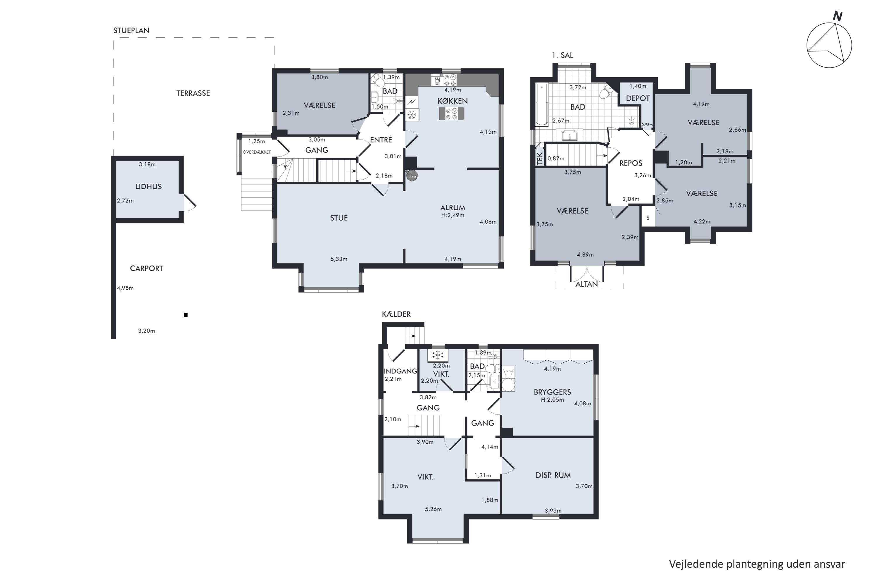 Plantegninger billede af Solsikkevej 19, 8930 Randers NØ
