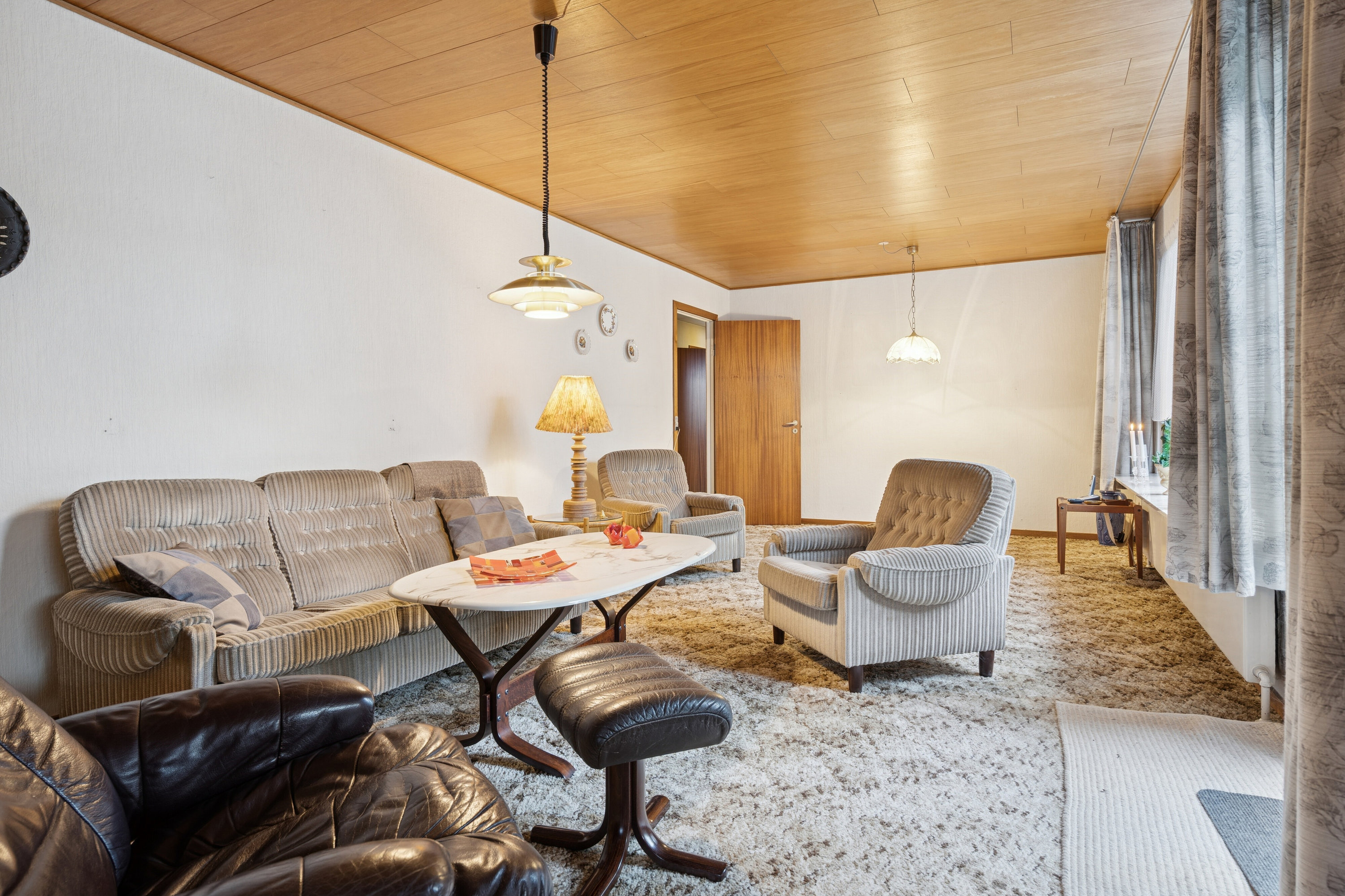 Fremhævet stue billede i fuldskærmstilstand. Billede af Kærvej 6, Skuderløse, 4690 Haslev