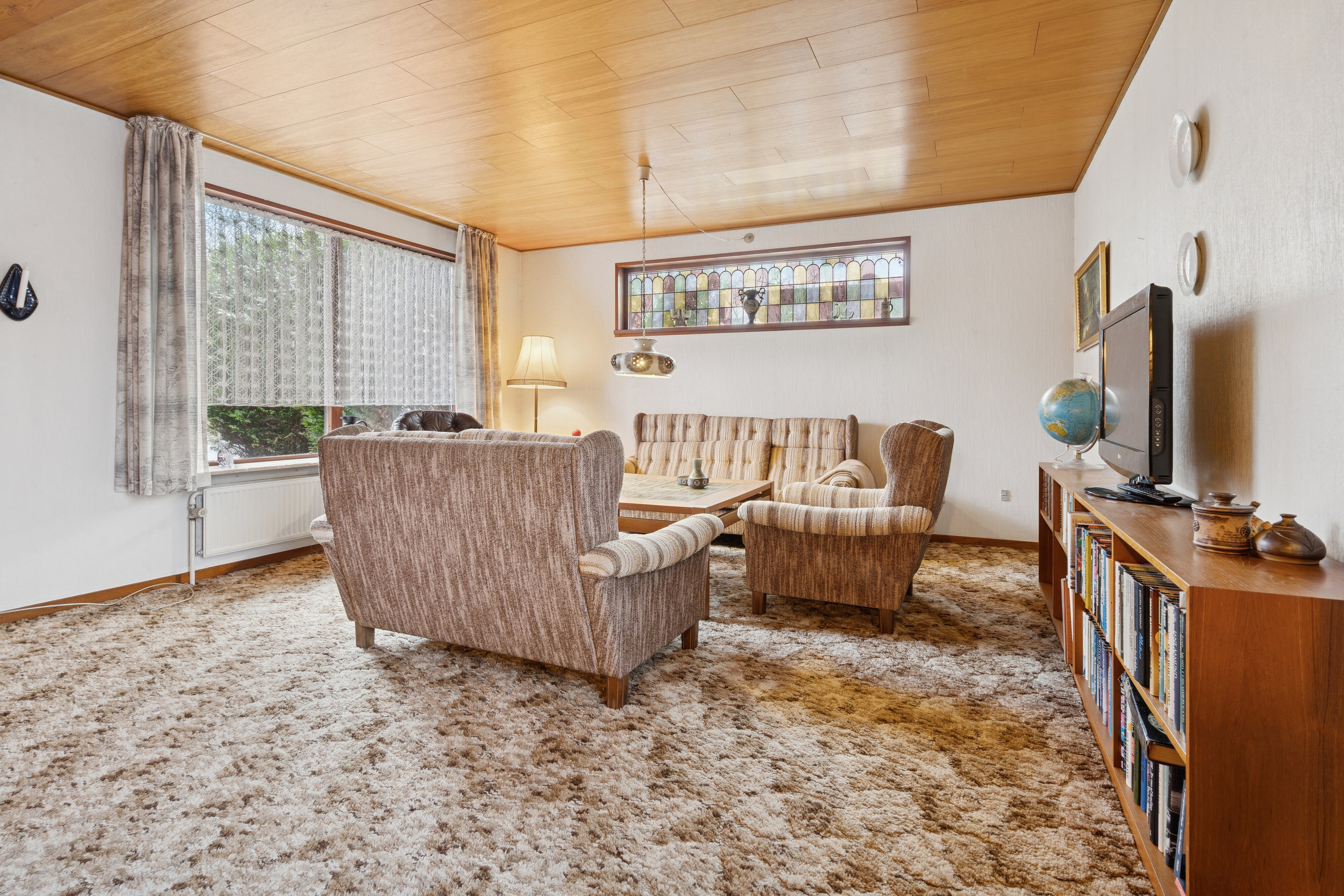 Fremhævet stue billede i fuldskærmstilstand. Billede af Kærvej 6, Skuderløse, 4690 Haslev