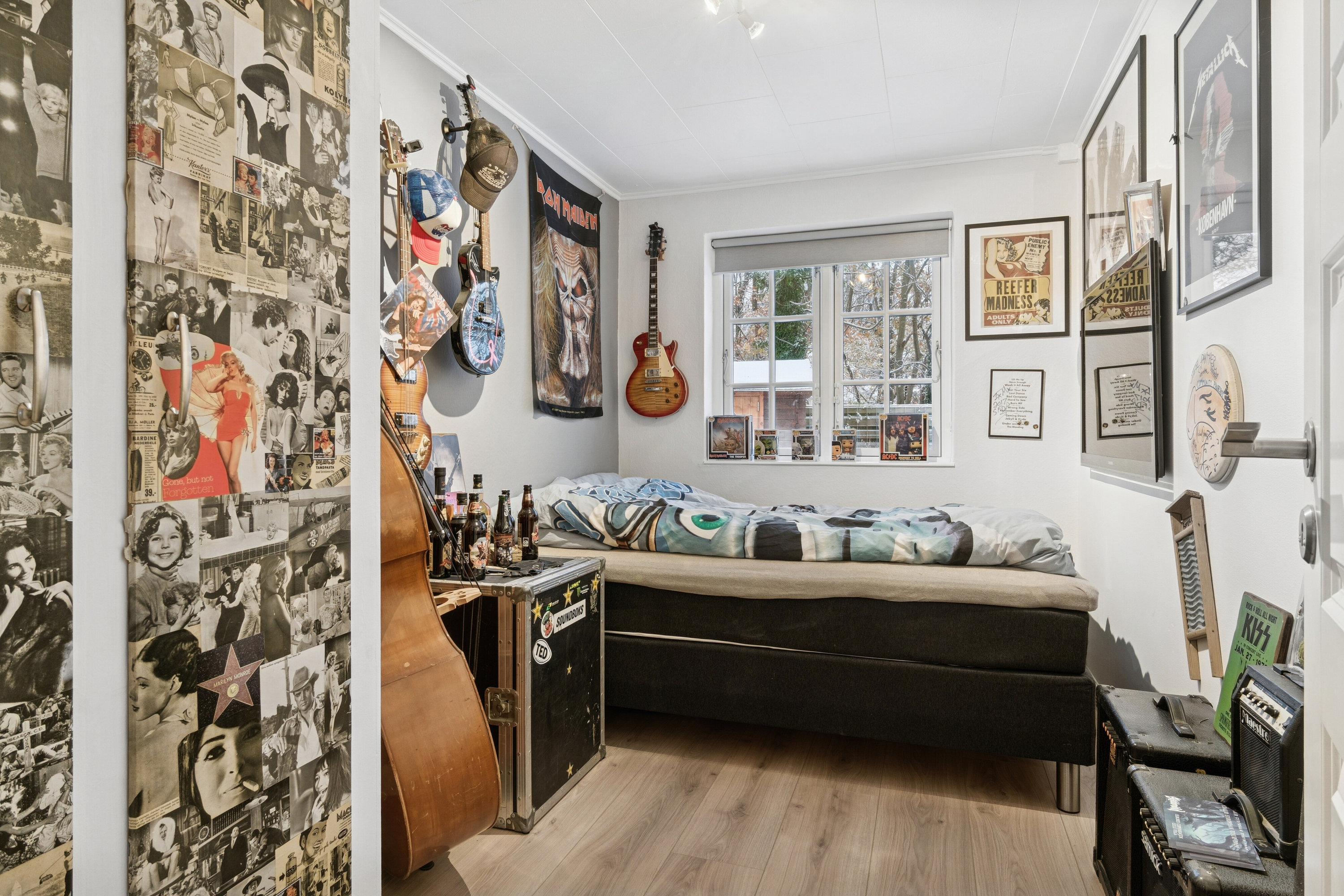 Fremhævet soveværelse billede i fuldskærmstilstand. Billede af Ulsevej 30, Olstrup, 4690 Haslev