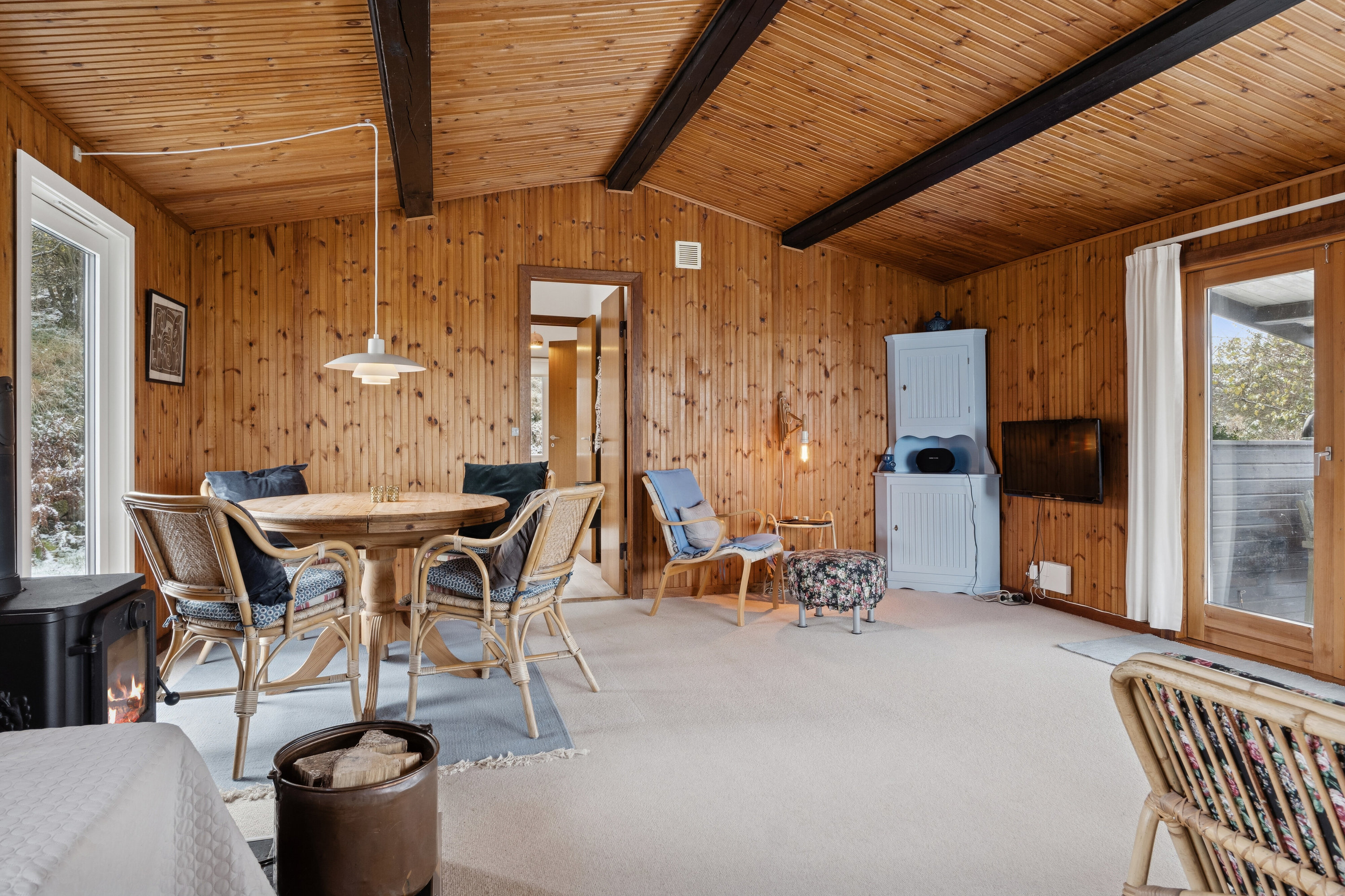 Fremhævet spisestue billede i fuldskærmstilstand. Billede af Grusbakken 8, Veddinge Bk, 4550 Asnæs