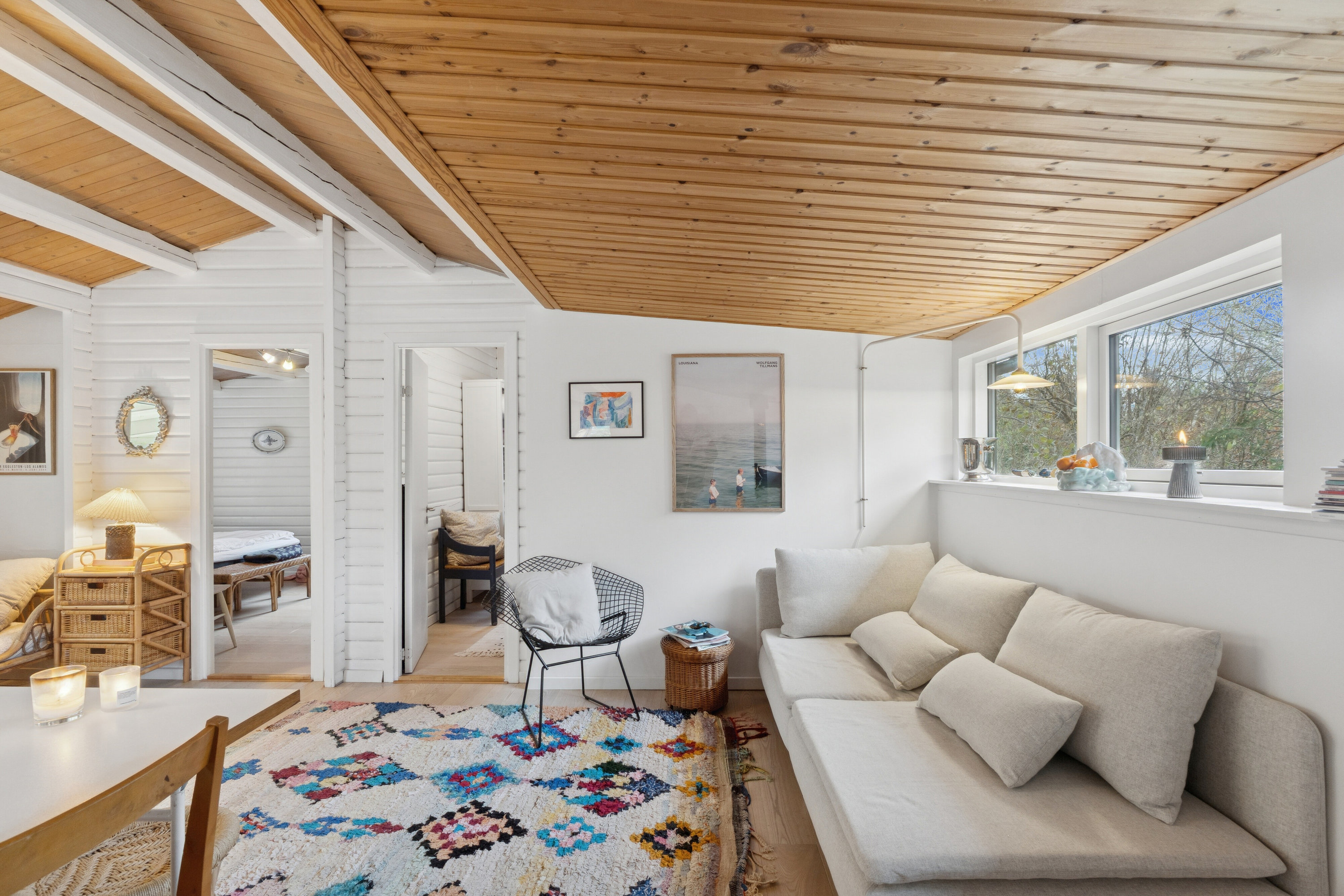 Fremhævet stue billede i fuldskærmstilstand. Billede af Jens Hansensvej 9, 3360 Liseleje