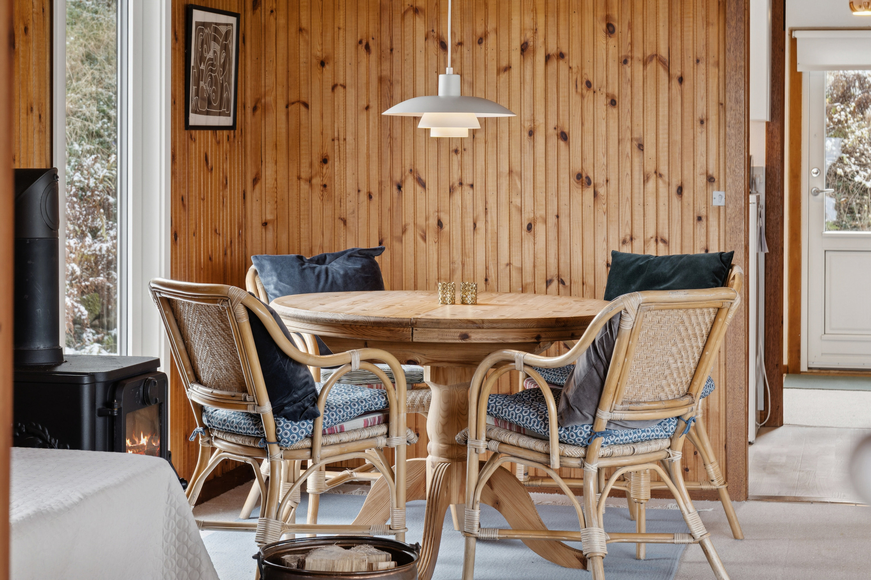 Fremhævet spisestue billede i fuldskærmstilstand. Billede af Grusbakken 8, Veddinge Bk, 4550 Asnæs