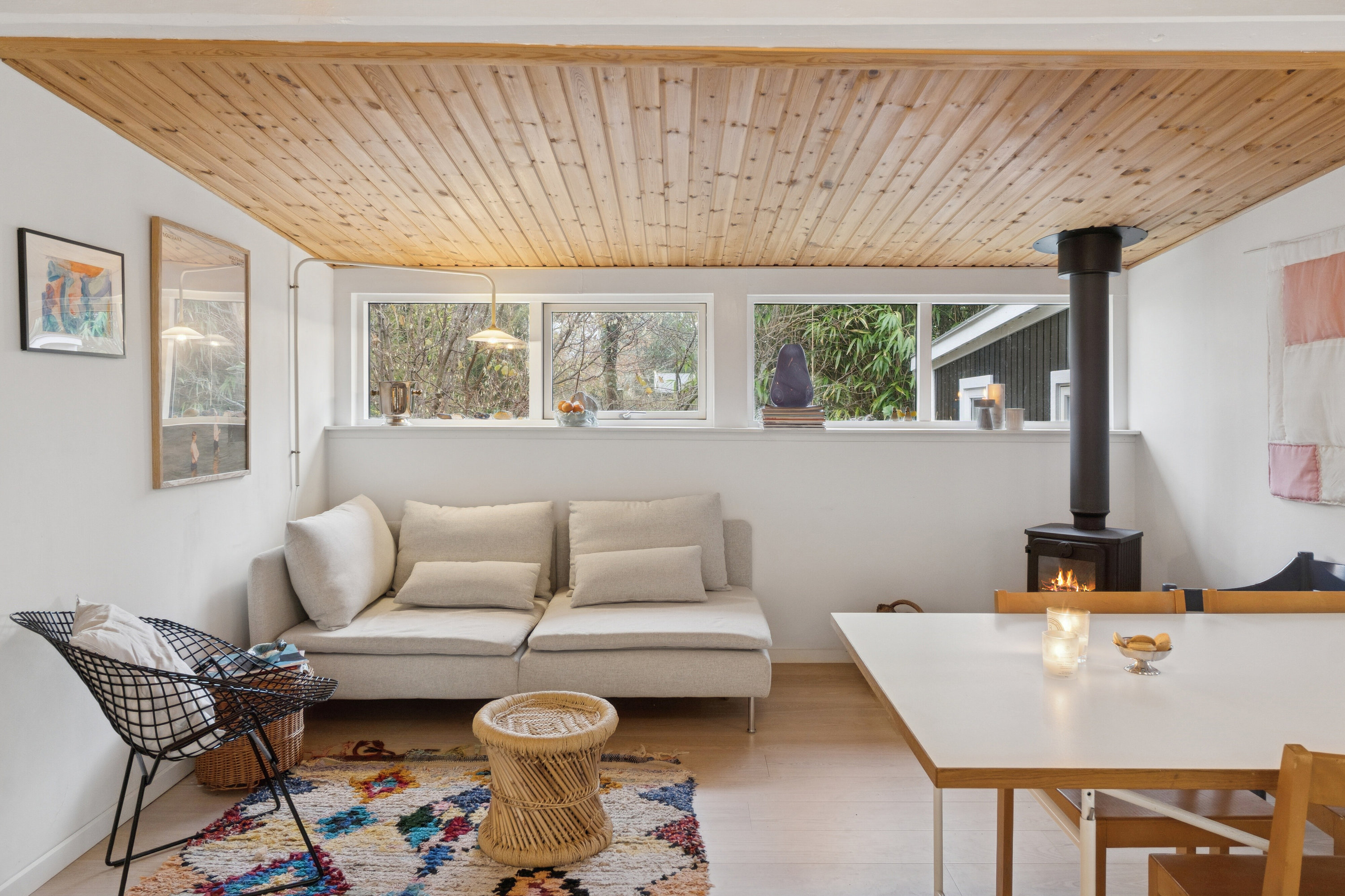 Fremhævet stue billede i fuldskærmstilstand. Billede af Jens Hansensvej 9, 3360 Liseleje