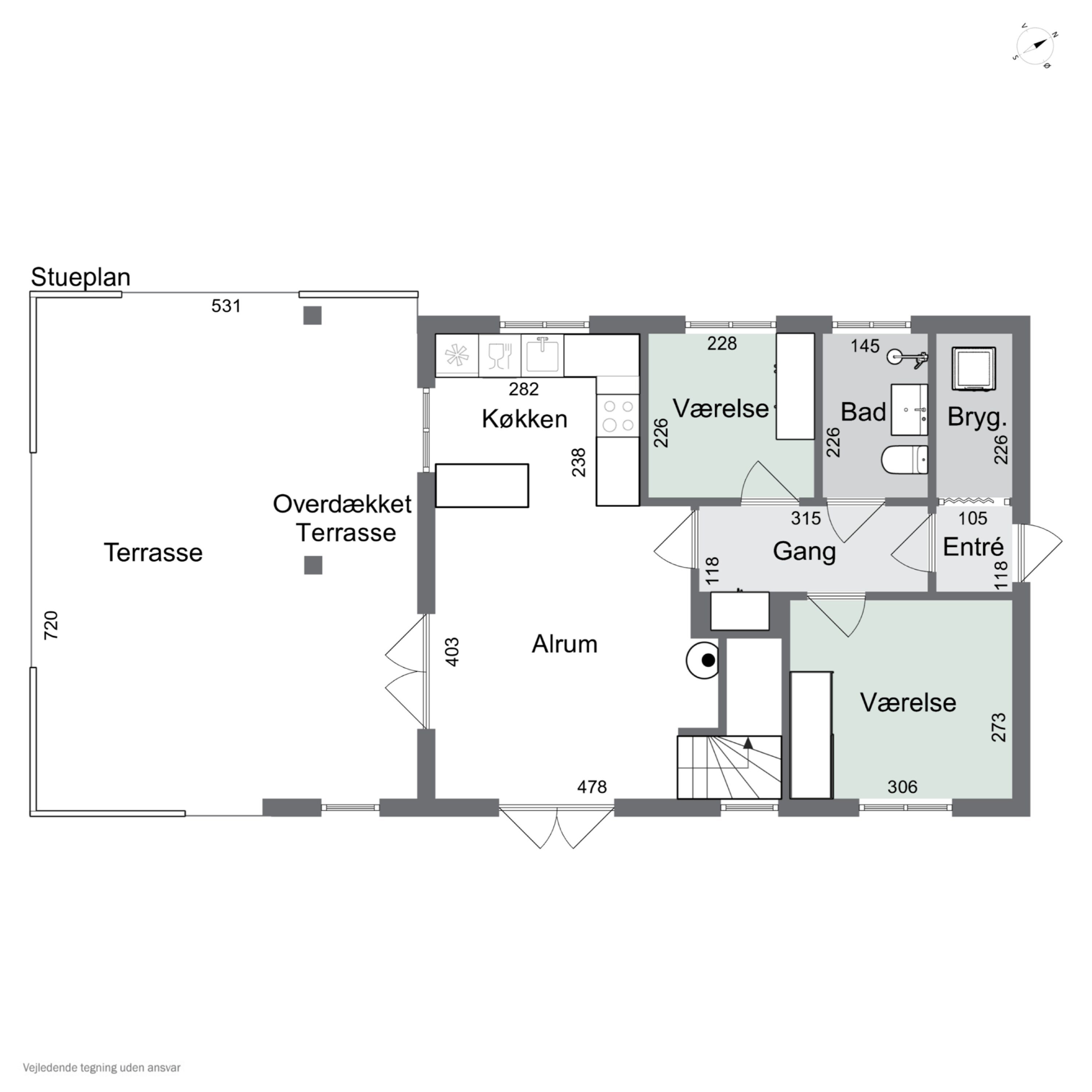 Plantegninger billede af Gøgeurtvej 3, 4760 Vordingborg