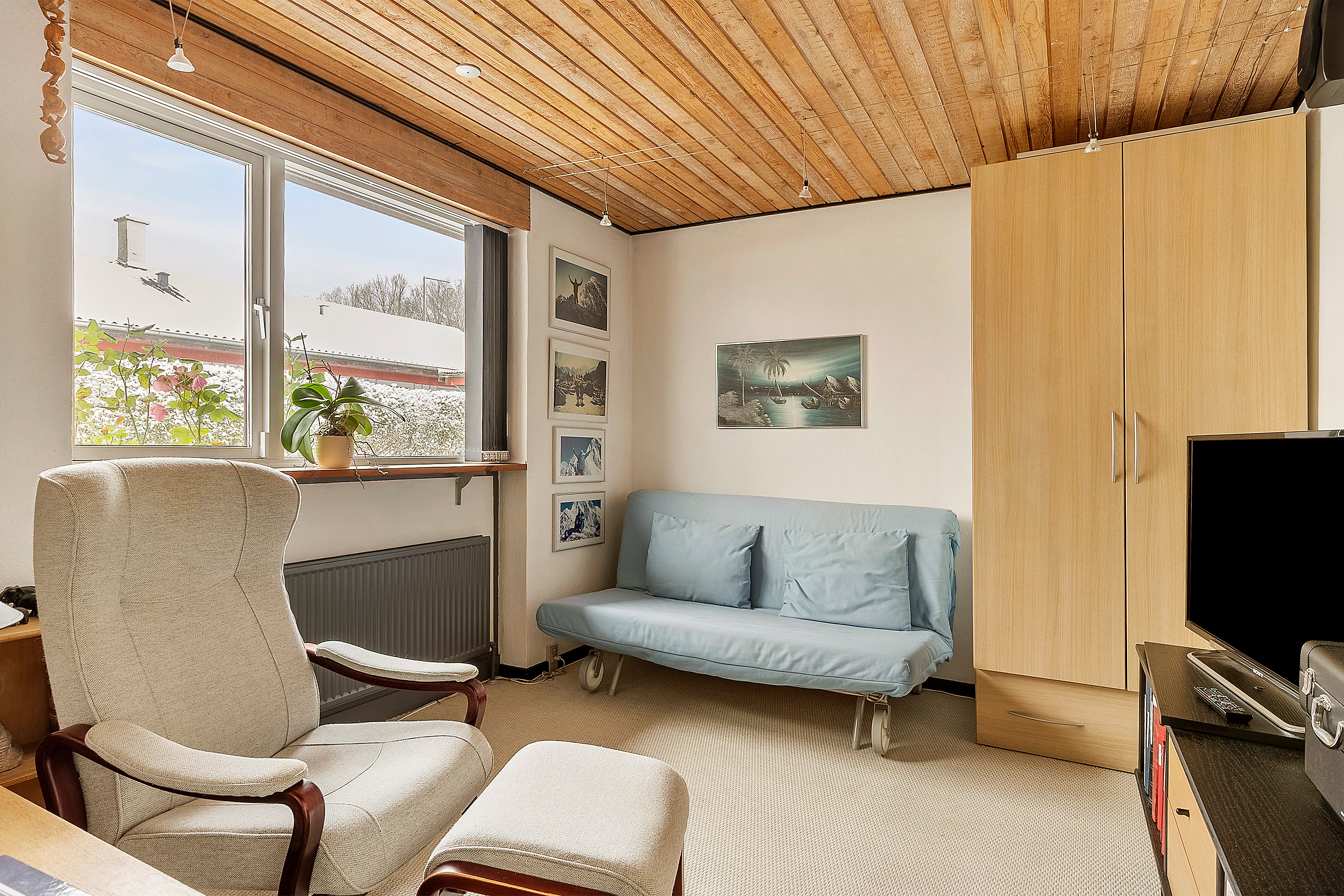 Fremhævet stue billede i fuldskærmstilstand. Billede af Havremarken 4, 8362 Hørning