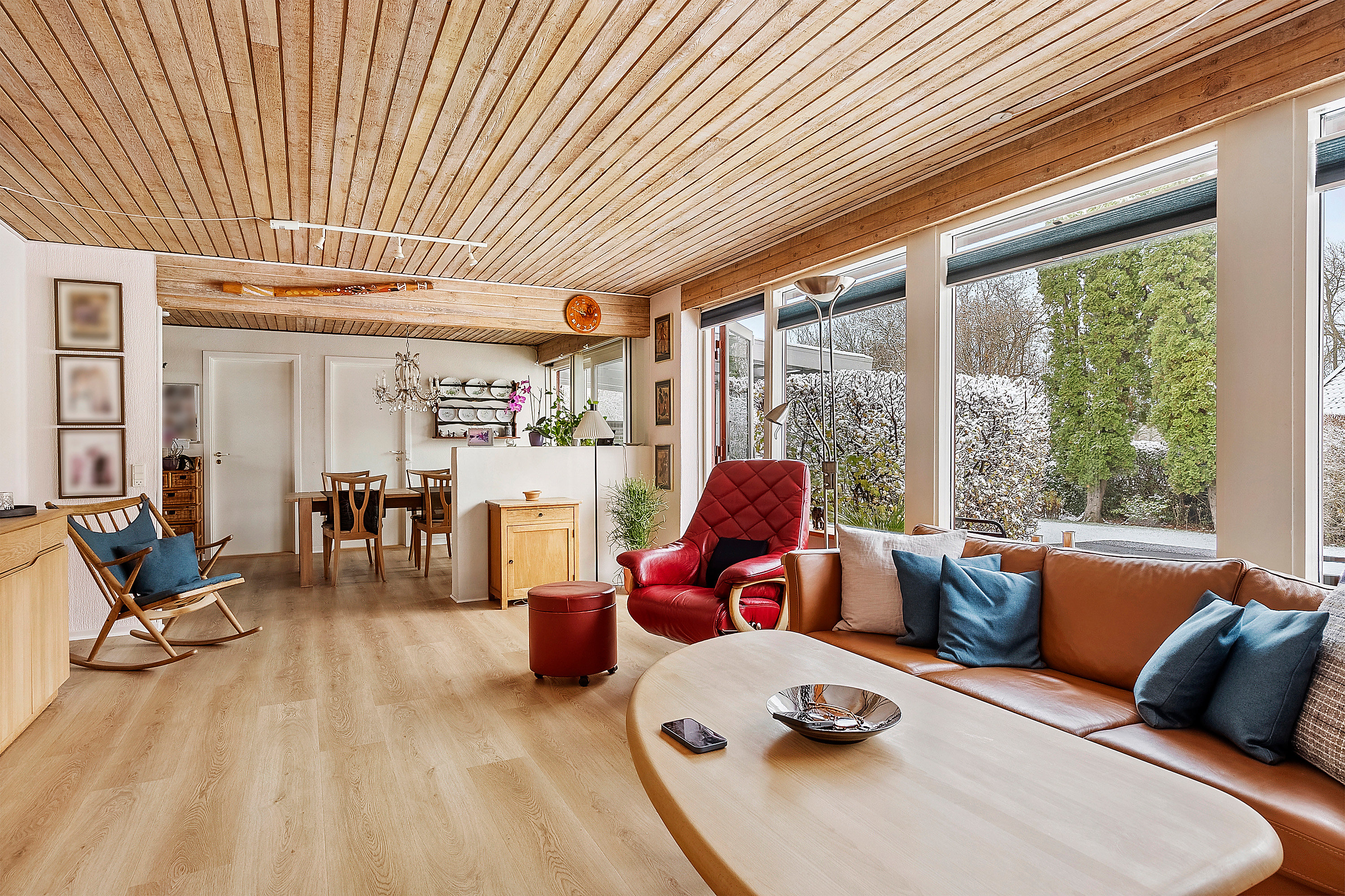 Fremhævet stue billede i fuldskærmstilstand. Billede af Havremarken 4, 8362 Hørning