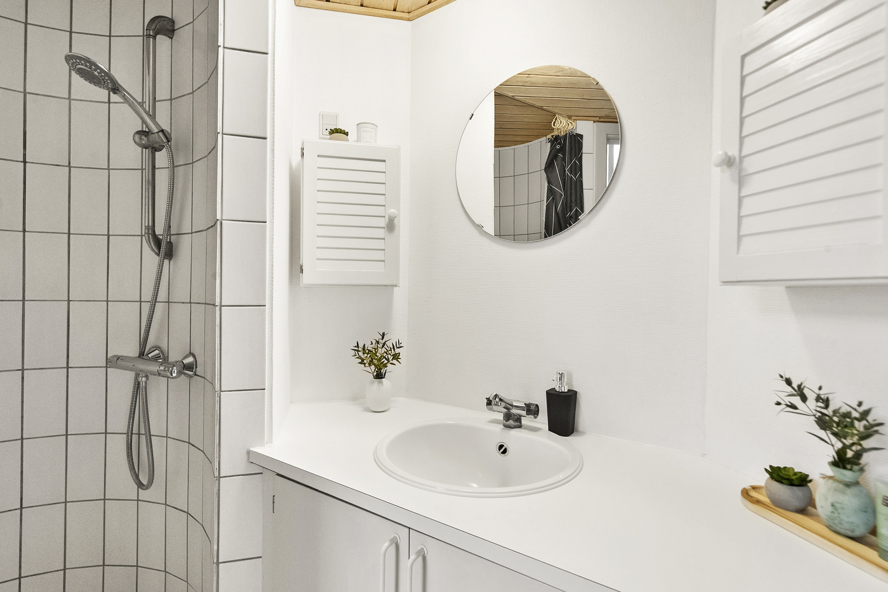 Fremhævet badeværelse billede i fuldskærmstilstand. Billede af Egegade 22, 1., 8200 Aarhus N