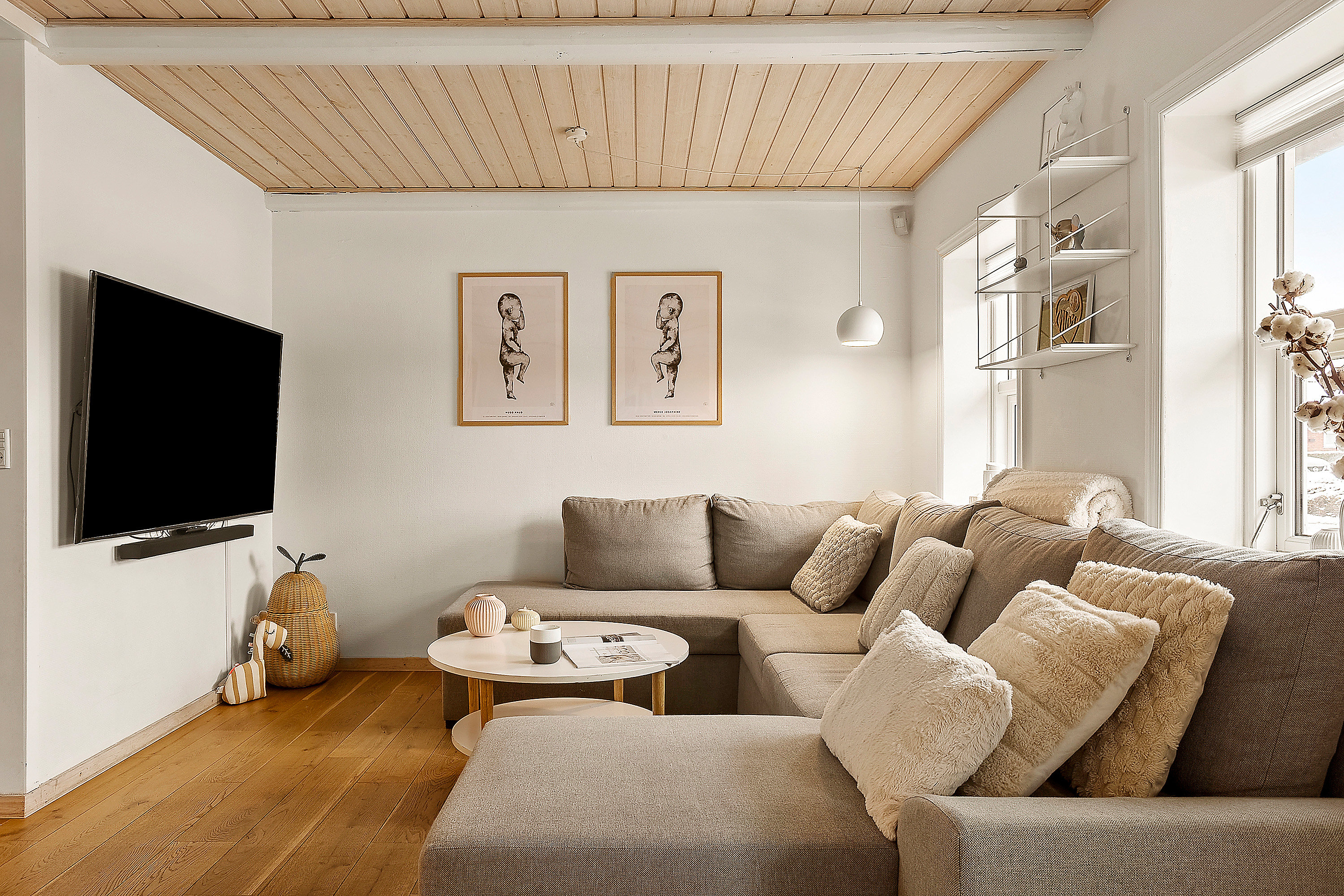 Fremhævet stue billede i fuldskærmstilstand. Billede af Søndergade 61, 6600 Vejen