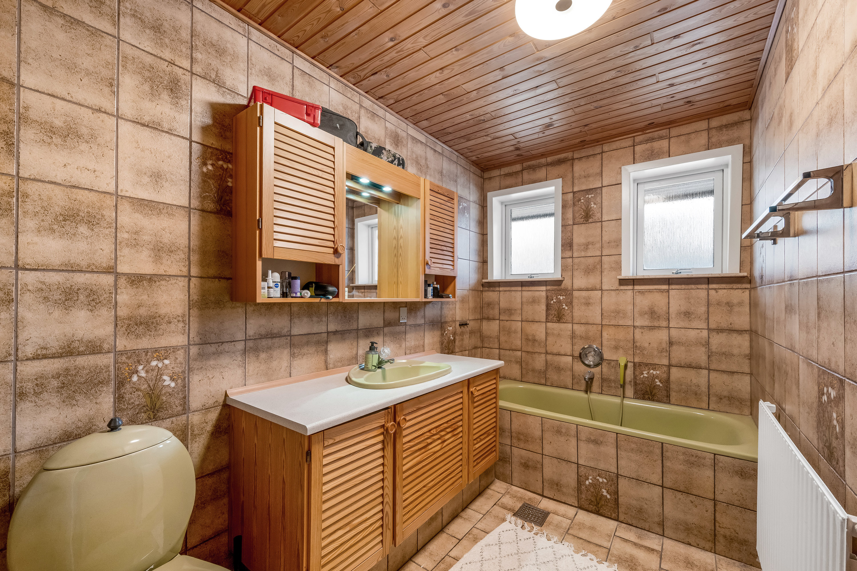 Fremhævet badeværelse billede i fuldskærmstilstand. Billede af Åbrinken 42, 6900 Skjern