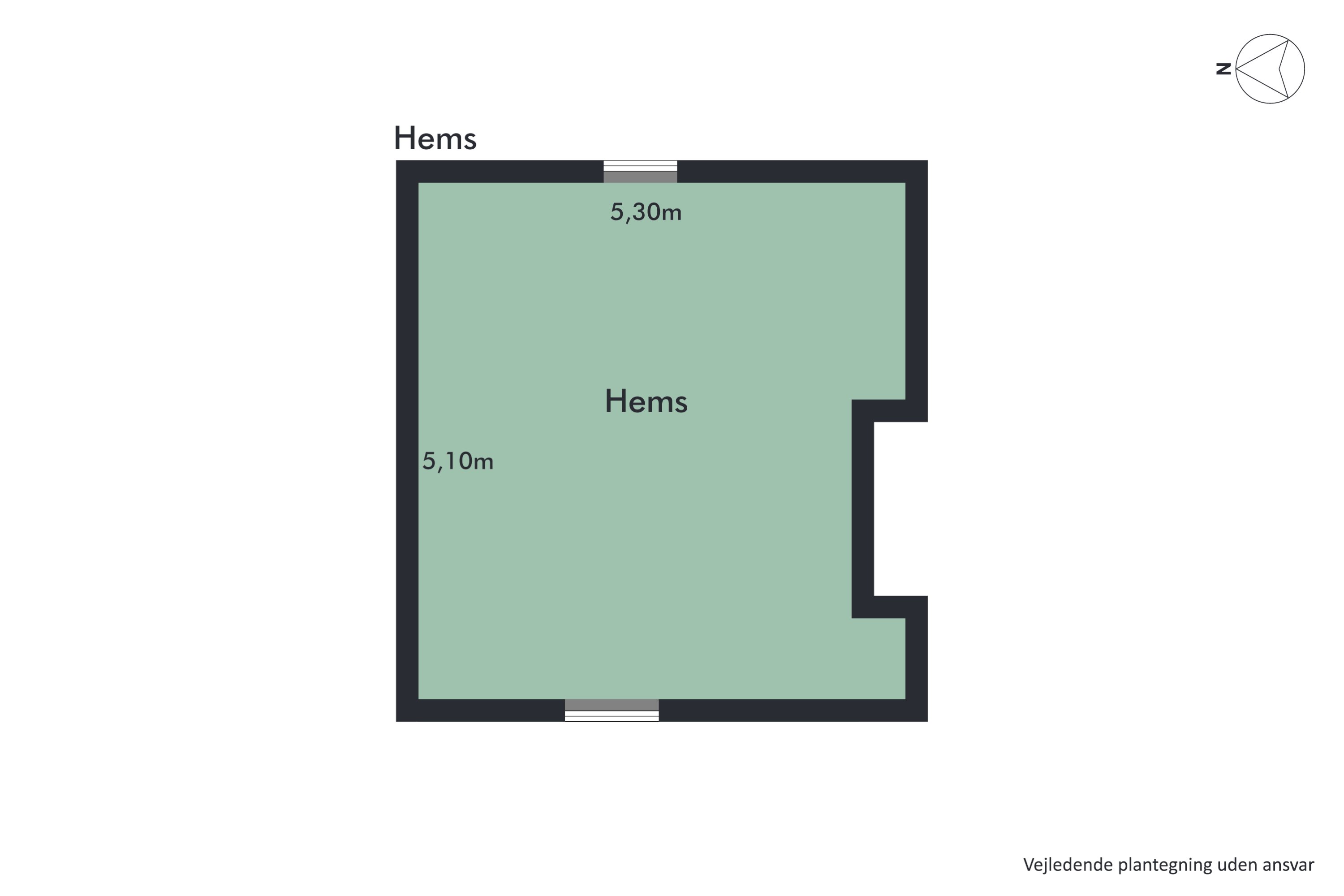 Plantegninger billede af Bisnapvej 33, Bisnap, 9370 Hals