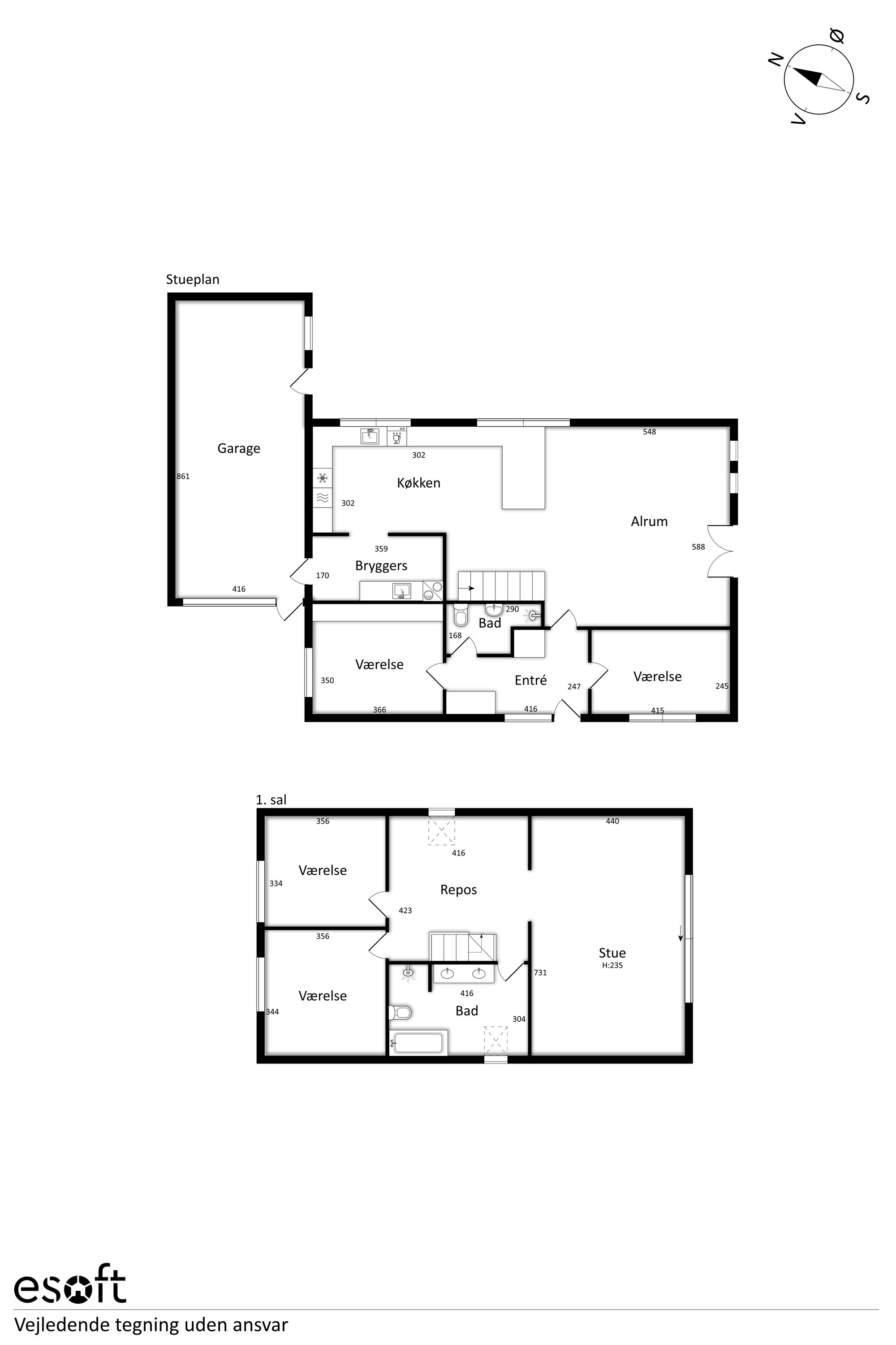 Plantegninger billede af Tunøvej 26, Skovby, 8464 Galten
