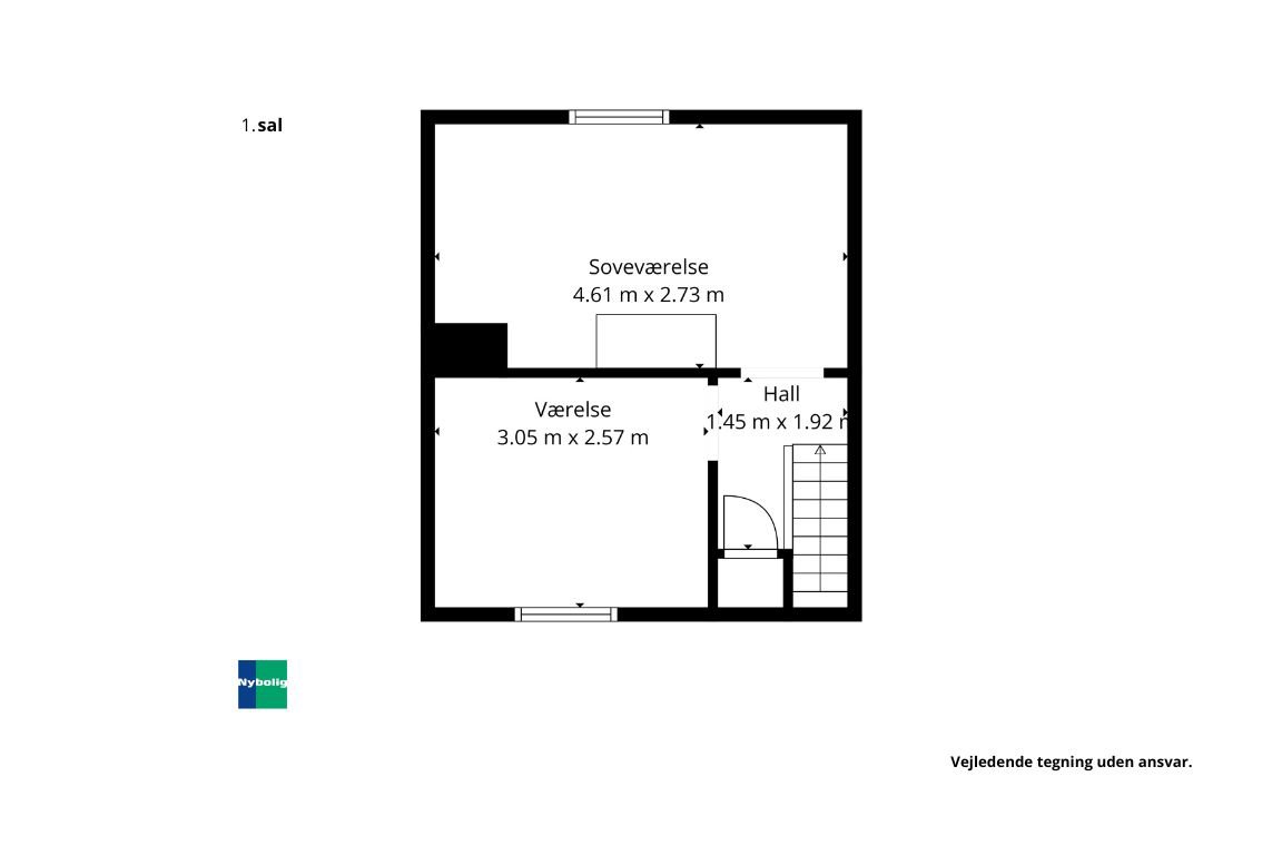 Plantegninger billede af Slagtergade 32, 1., 6100 Haderslev