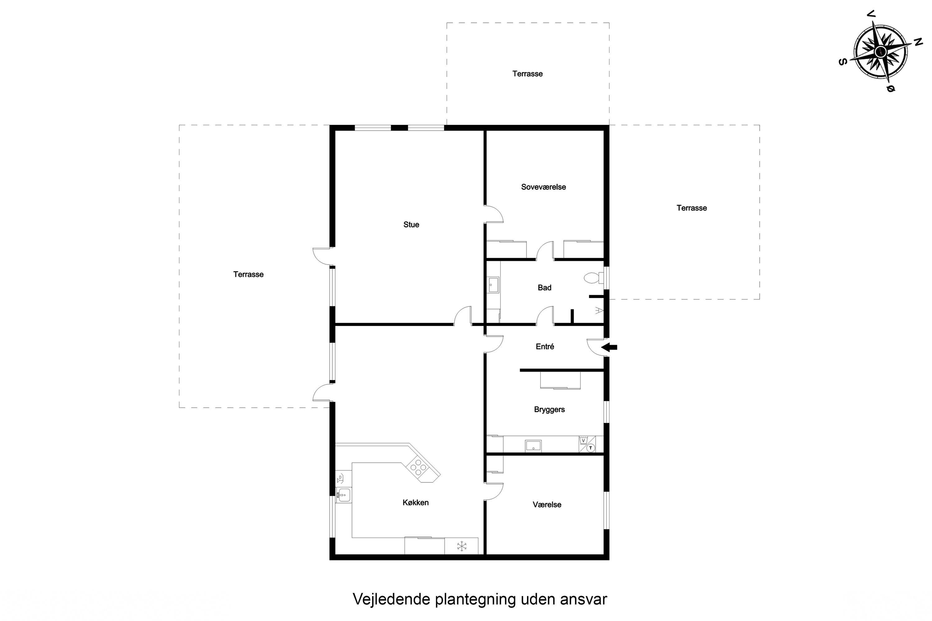 Plantegninger billede af Spelmanns Toft 32, 6720 Fanø