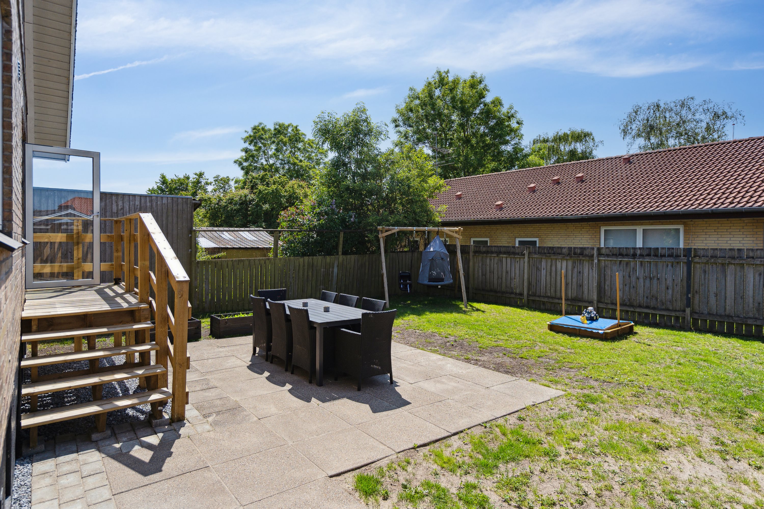 Miniaturebillede 1: set fra haven. Billede af Nørregade 91, 9870 Sindal