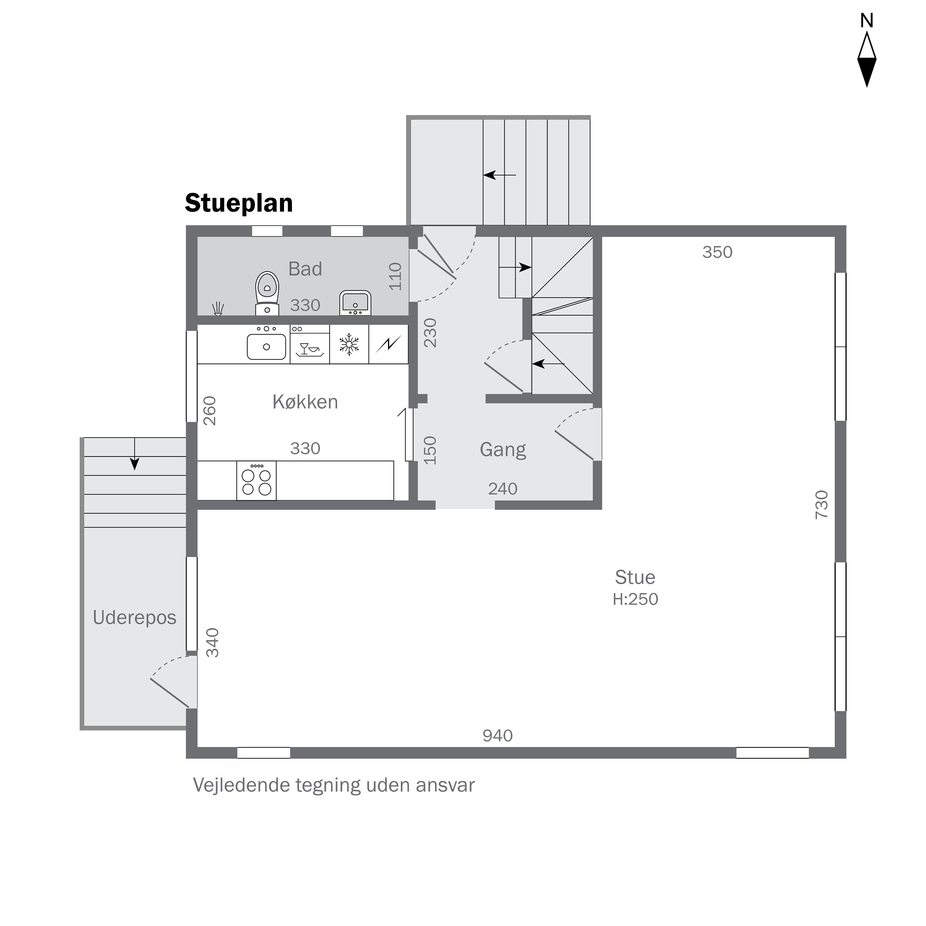 Plantegninger billede af Nørregade 91, 9870 Sindal