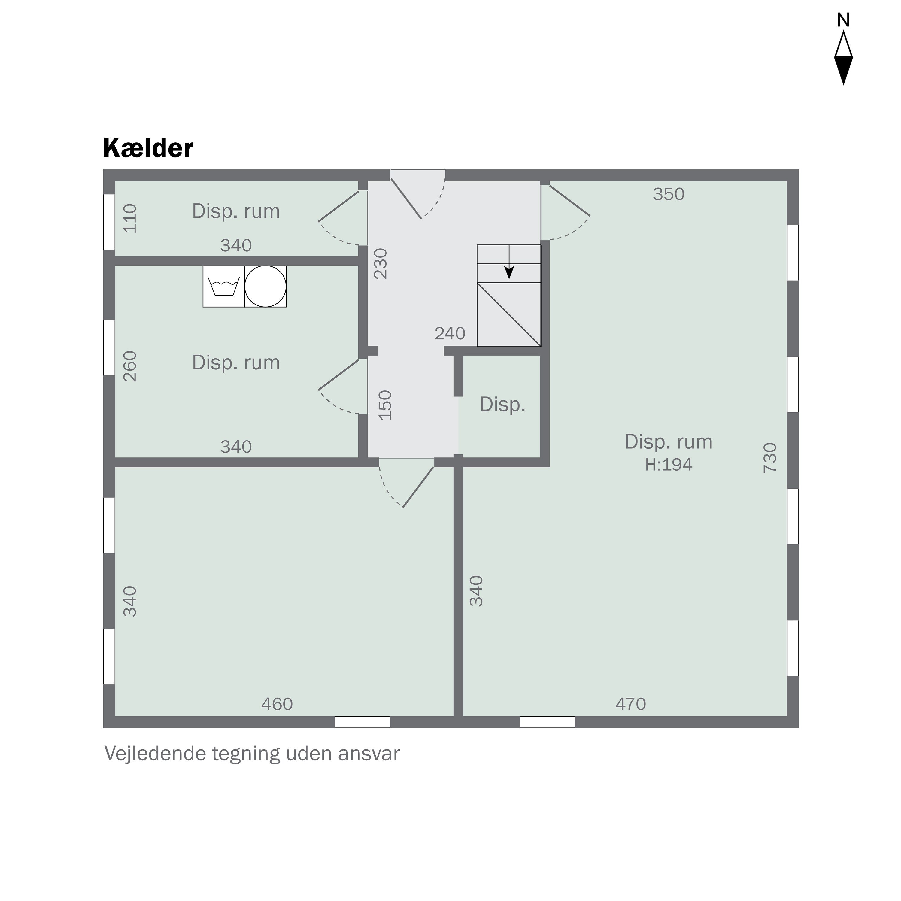 Plantegninger billede af Nørregade 91, 9870 Sindal