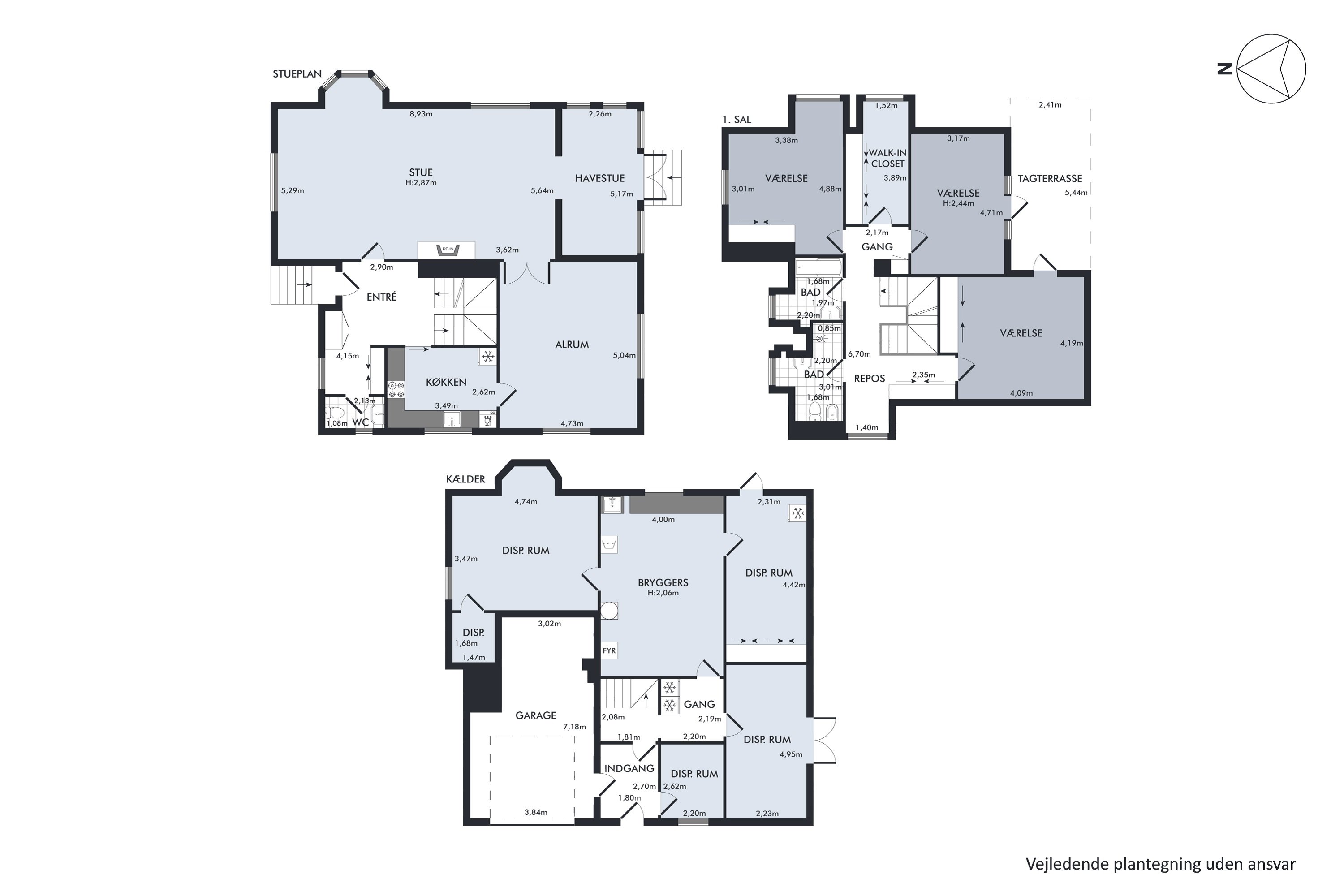 Plantegninger billede af Rougsøvej 30, Spidsborg, 8961 Allingåbro