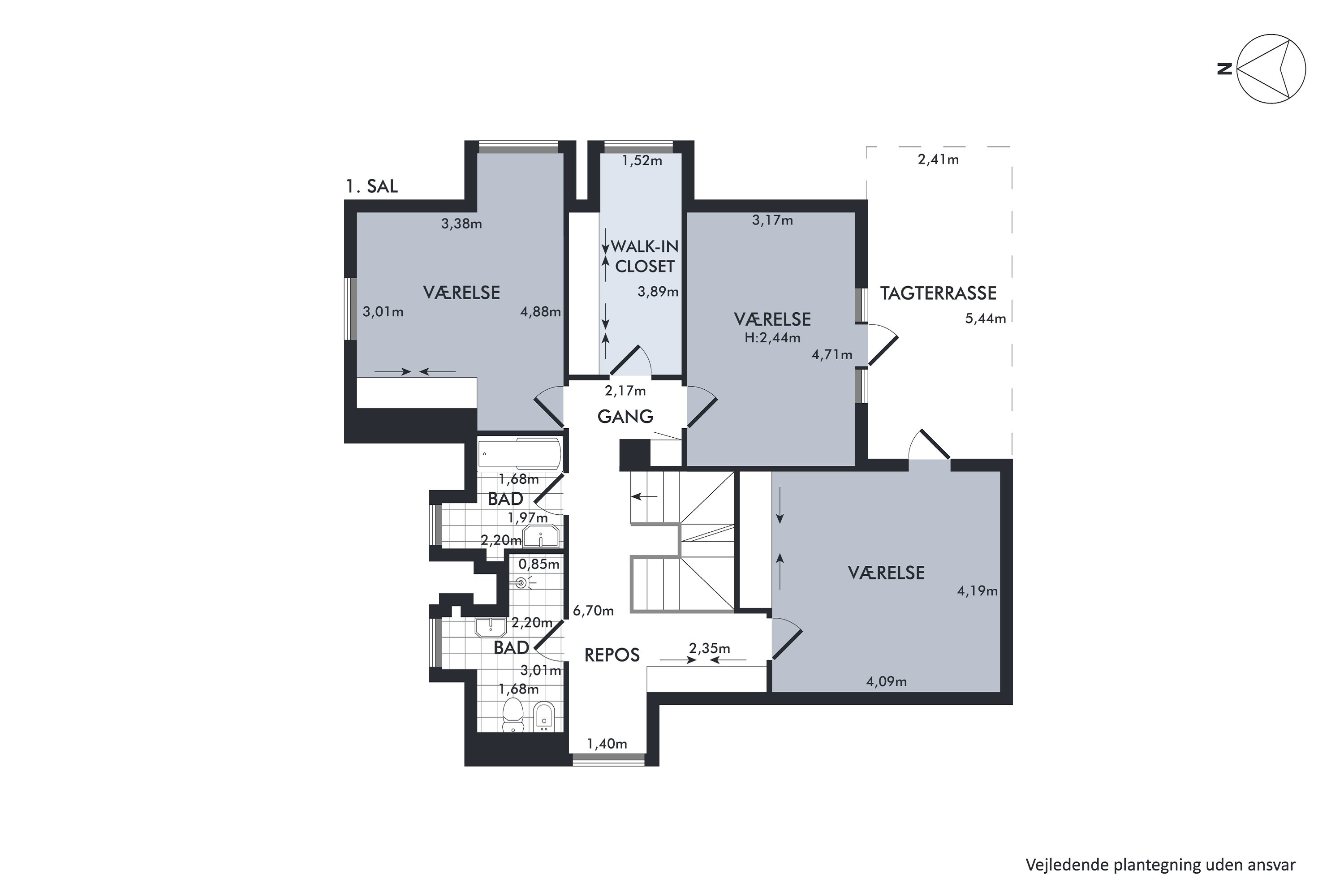 Plantegninger billede af Rougsøvej 30, Spidsborg, 8961 Allingåbro