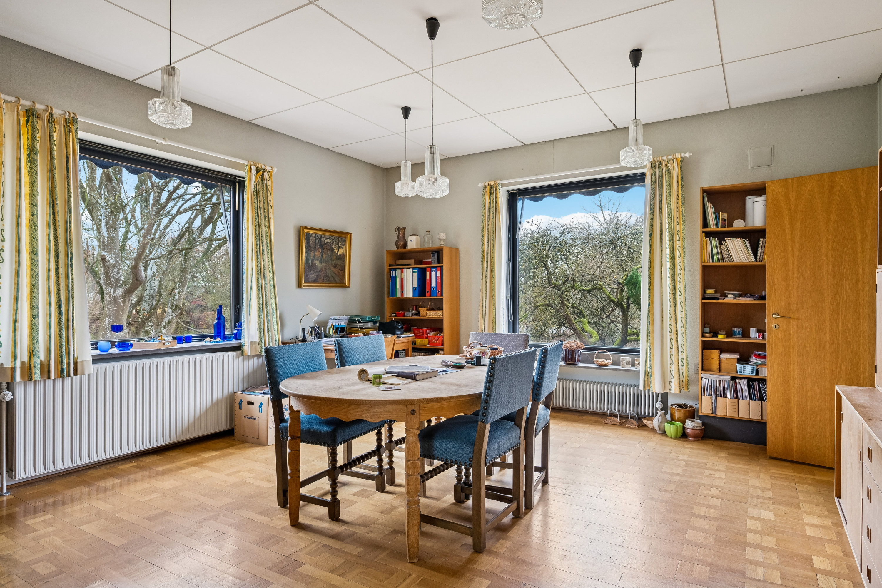 Fremhævet stue billede i fuldskærmstilstand. Billede af Rougsøvej 30, Spidsborg, 8961 Allingåbro