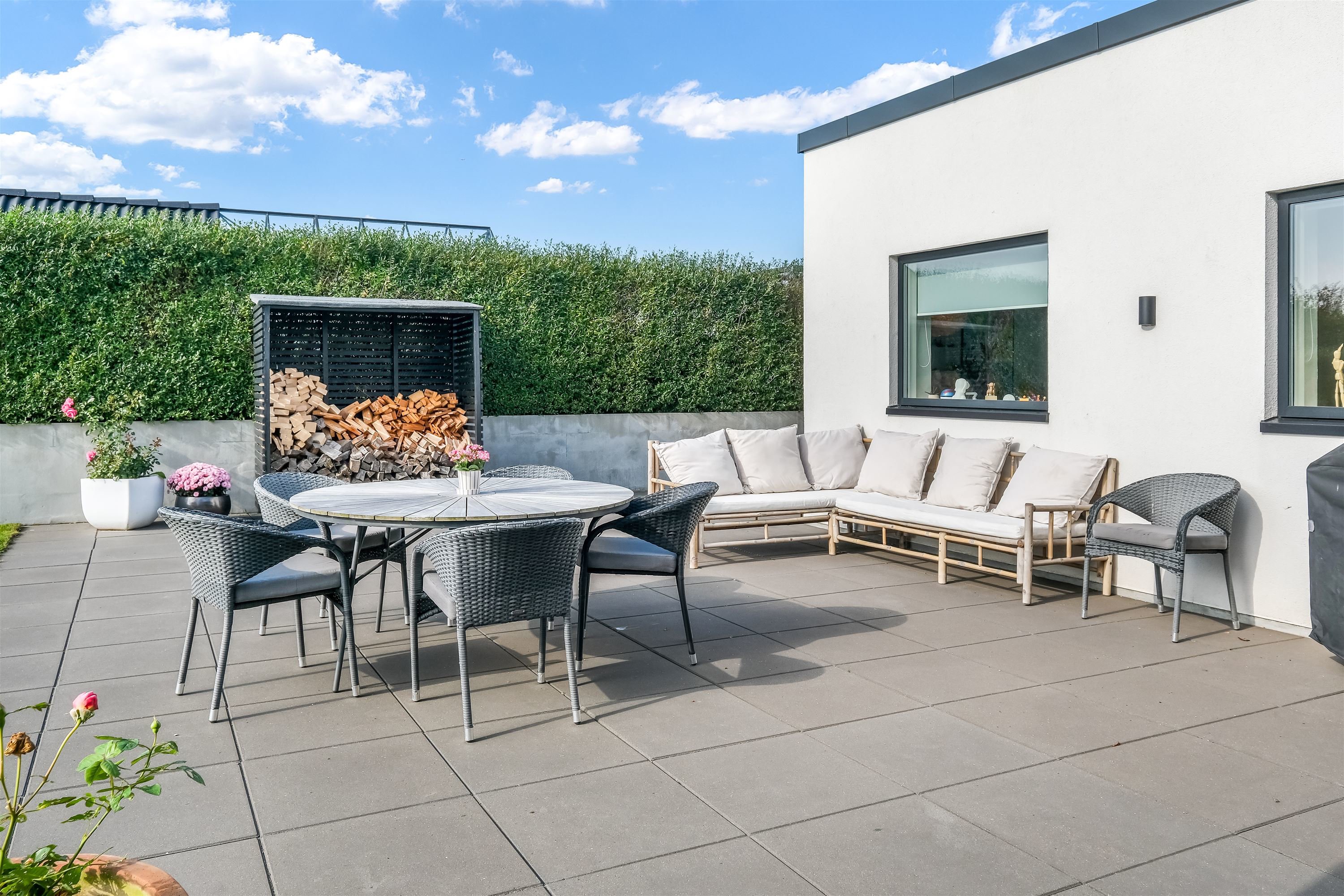 Fremhævet terrasse billede i fuldskærmstilstand. Billede af Råbjergvej 25, Sørup, 9530 Støvring