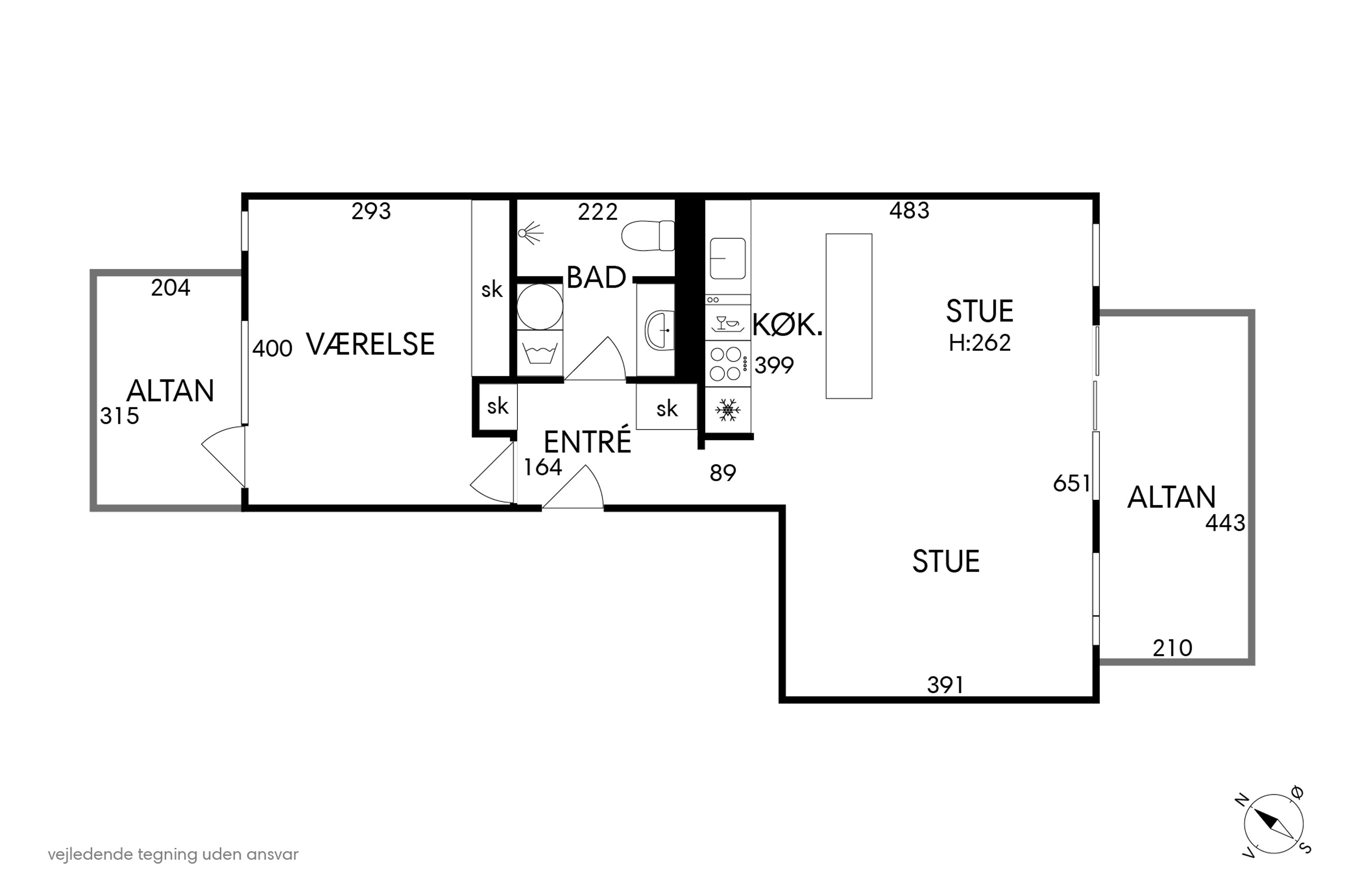 Plantegninger billede af Havneholmen 56, 1. tv., 1561 København V