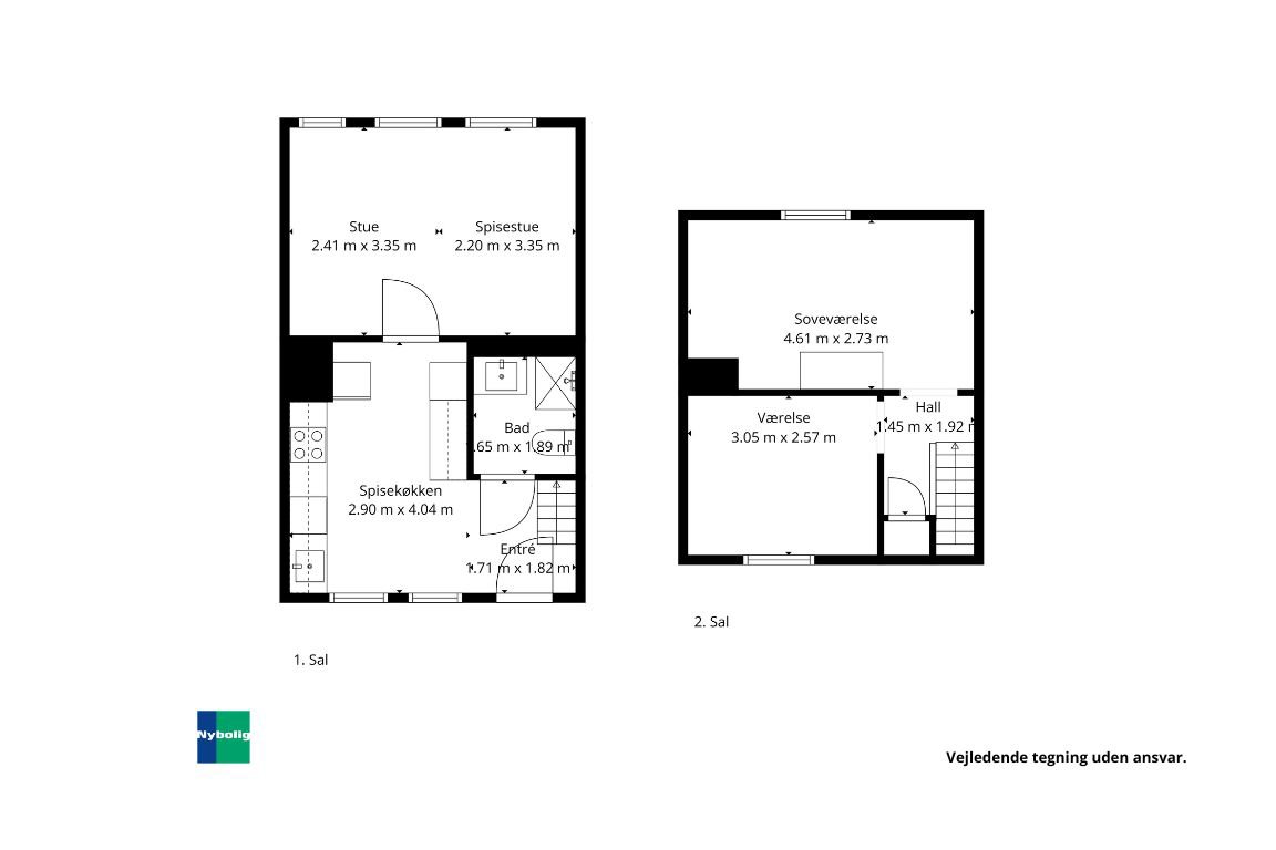 Plantegninger billede af Slagtergade 32, 1., 6100 Haderslev