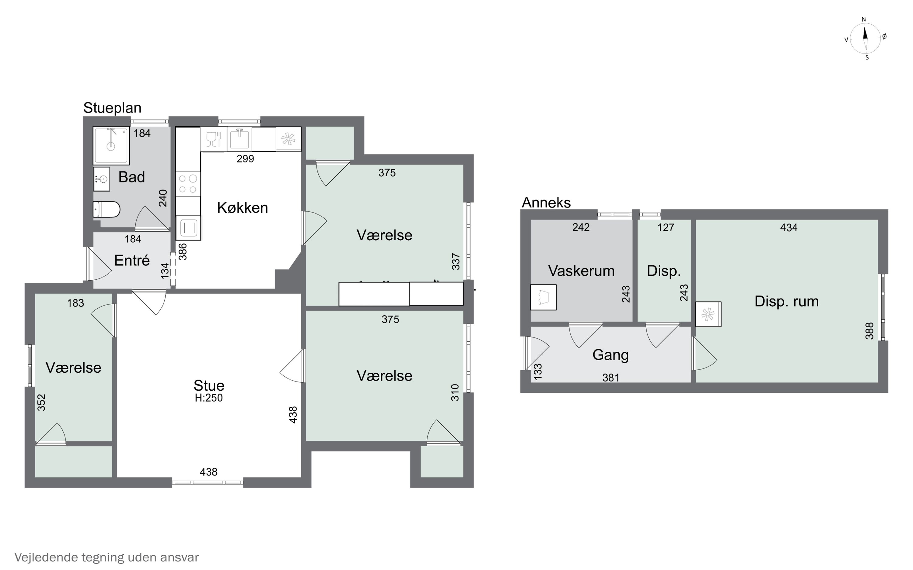 Plantegninger billede af Frilandsvej 21, 1., 9800 Hjørring