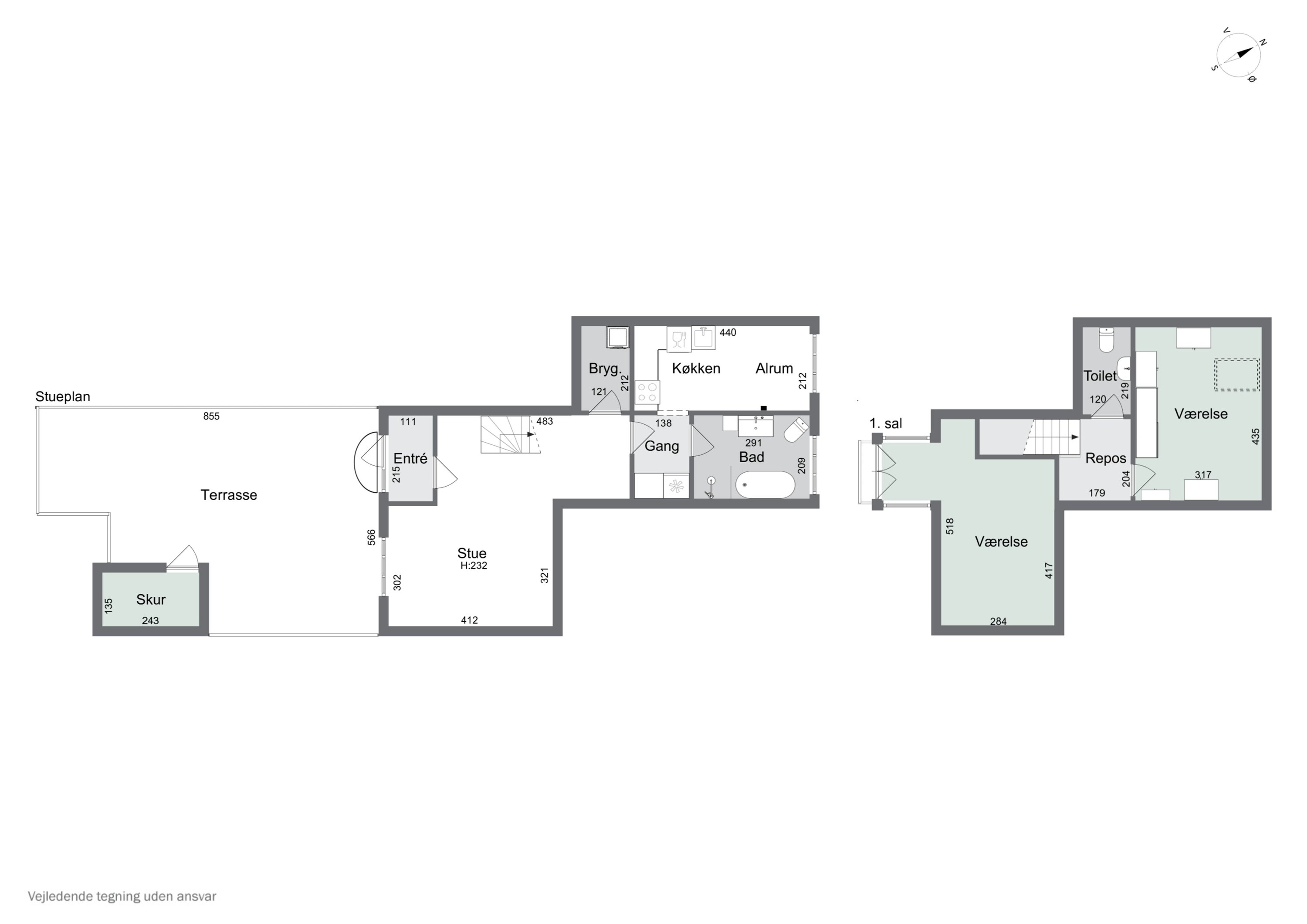 Plantegninger billede af Helsingevej 150K, Asserbo, 3300 Frederiksværk