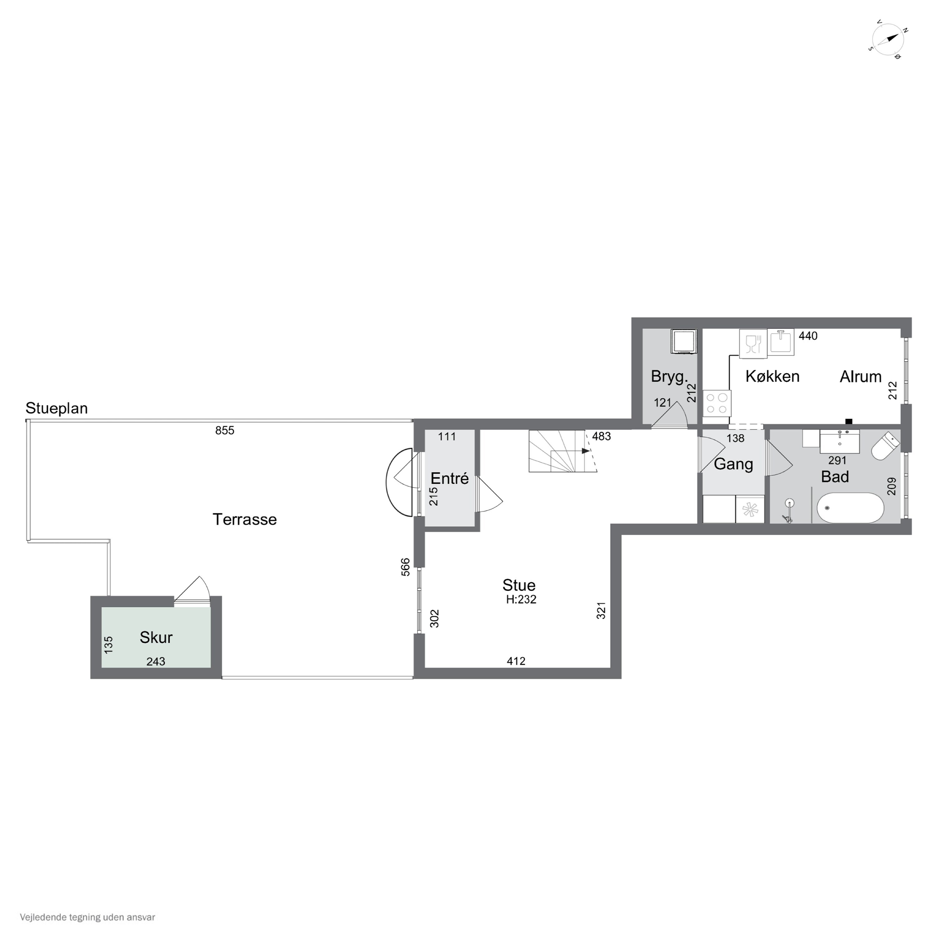 Plantegninger billede af Helsingevej 150K, Asserbo, 3300 Frederiksværk