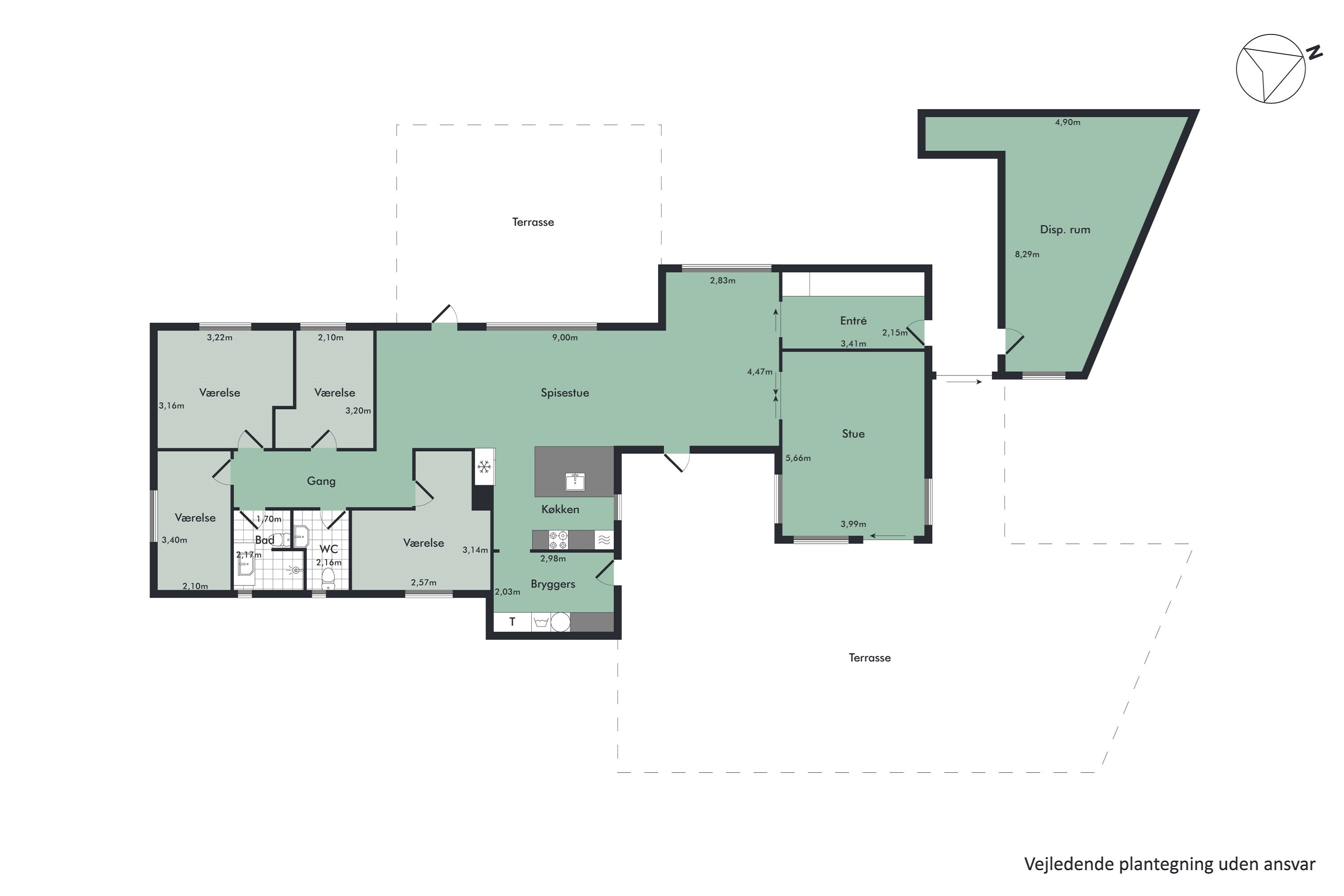 Plantegninger billede af Guldborgvej 2, 9000 Aalborg